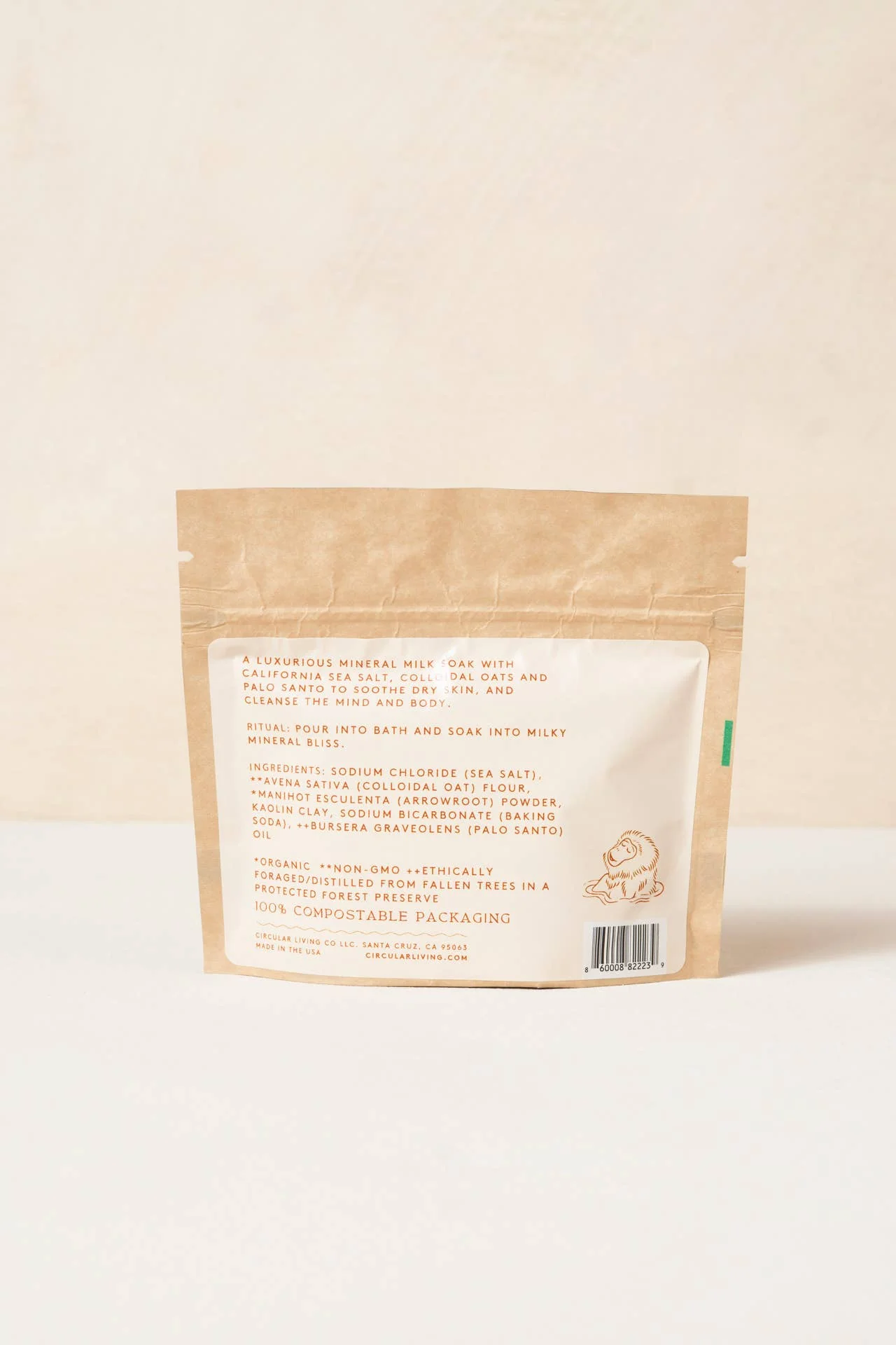 Mineral Milk Soak Sachet, Palo Santo