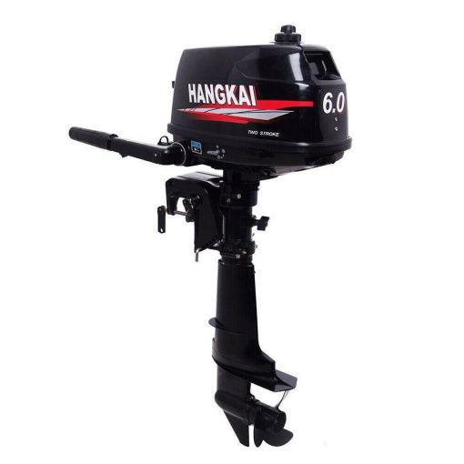 Premium 6 HP Outboard Motor for Fishing Boats &ndash; 2 Stroke Engine with Quick Start, Lightweight Design