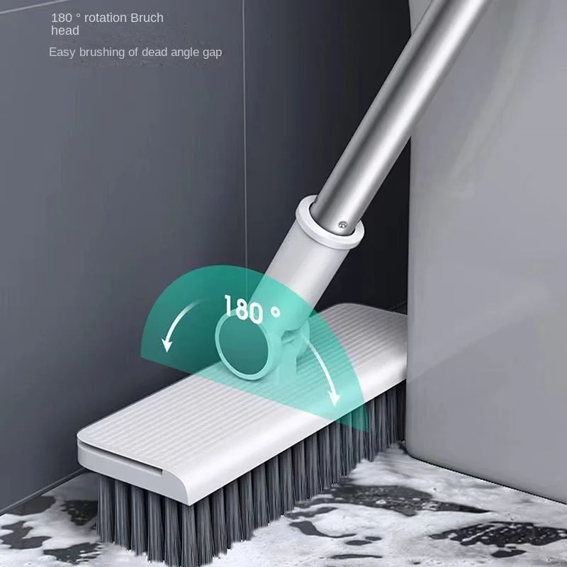 Broom & Dustpan Set with Built-In Hair Comb �C Ergonomic & Space-Saving