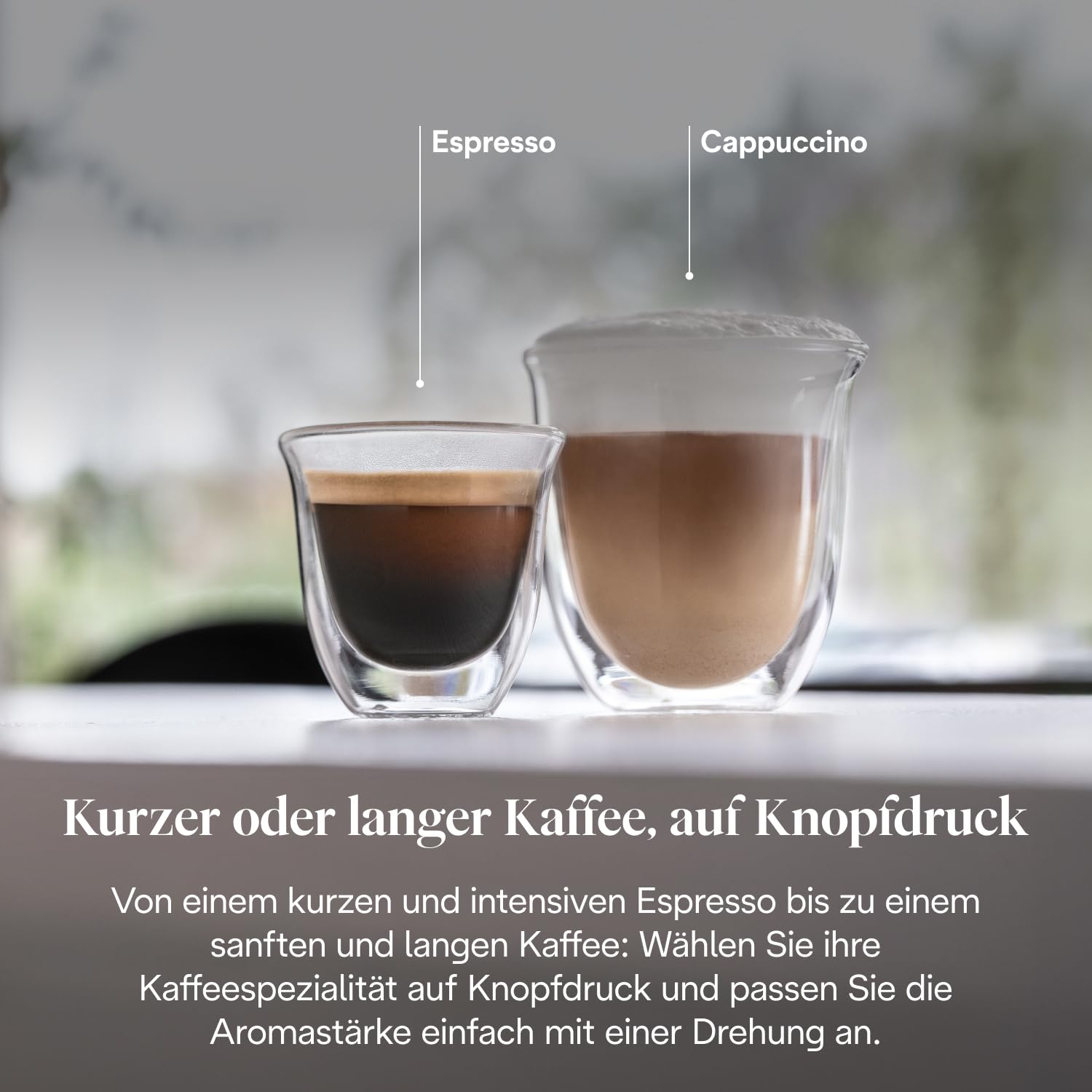 De'Longhi Magnifica S Kaffeevollautomat für 2 Getränke in Schwarz mit integriertem Mahlwerk