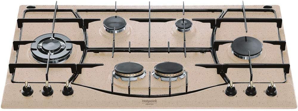 Hotpoint PHN 960MST (AV) R/HA piano cottura Incasso Gas Beige