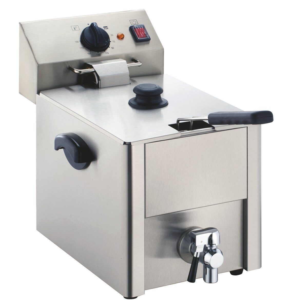 Fritteuse Elektro Fritteuse 10 Liter mit Ablasshahn - Gastro - Imbiss