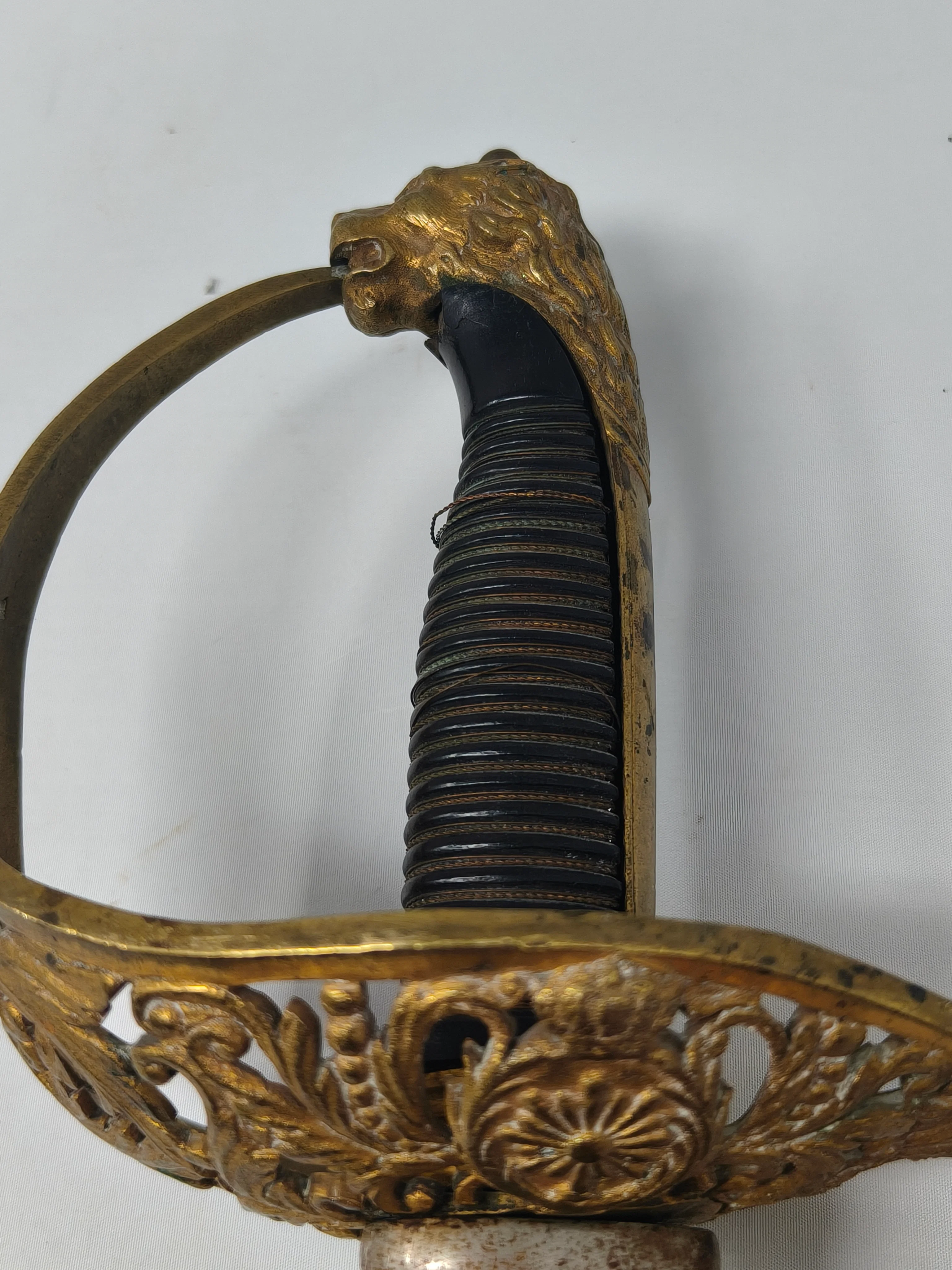 Quartermaster ceremonial Saber. Alphonso XIII Spain