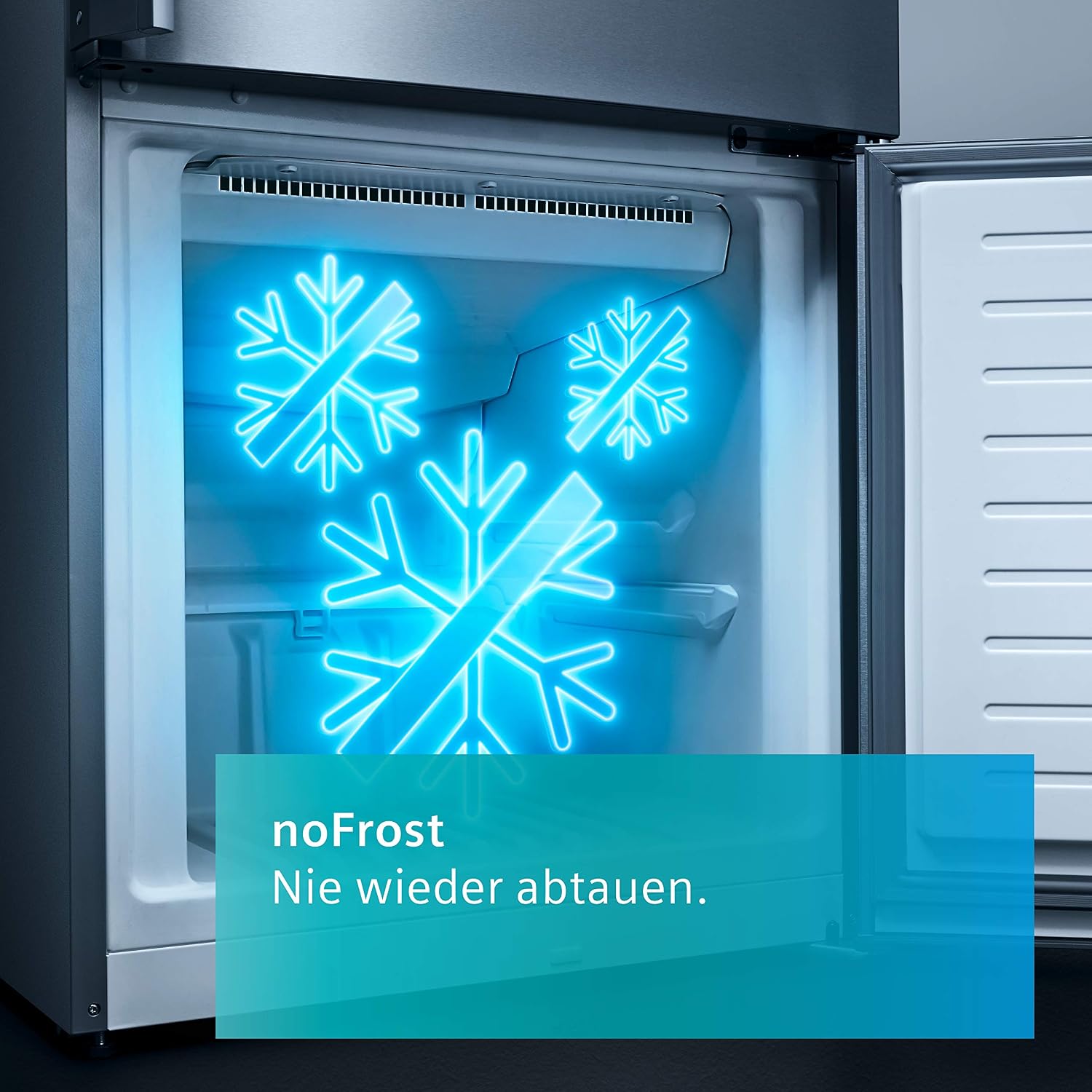 Siemens KG39NXIDR iQ300 Freistehende Kühl-Gefrier-Kombination mit Gefrierbereich, 191 kWh pro Jahr, 368 L, hyperFresh Frischesystem, noFrost, freshSense, bottleRack