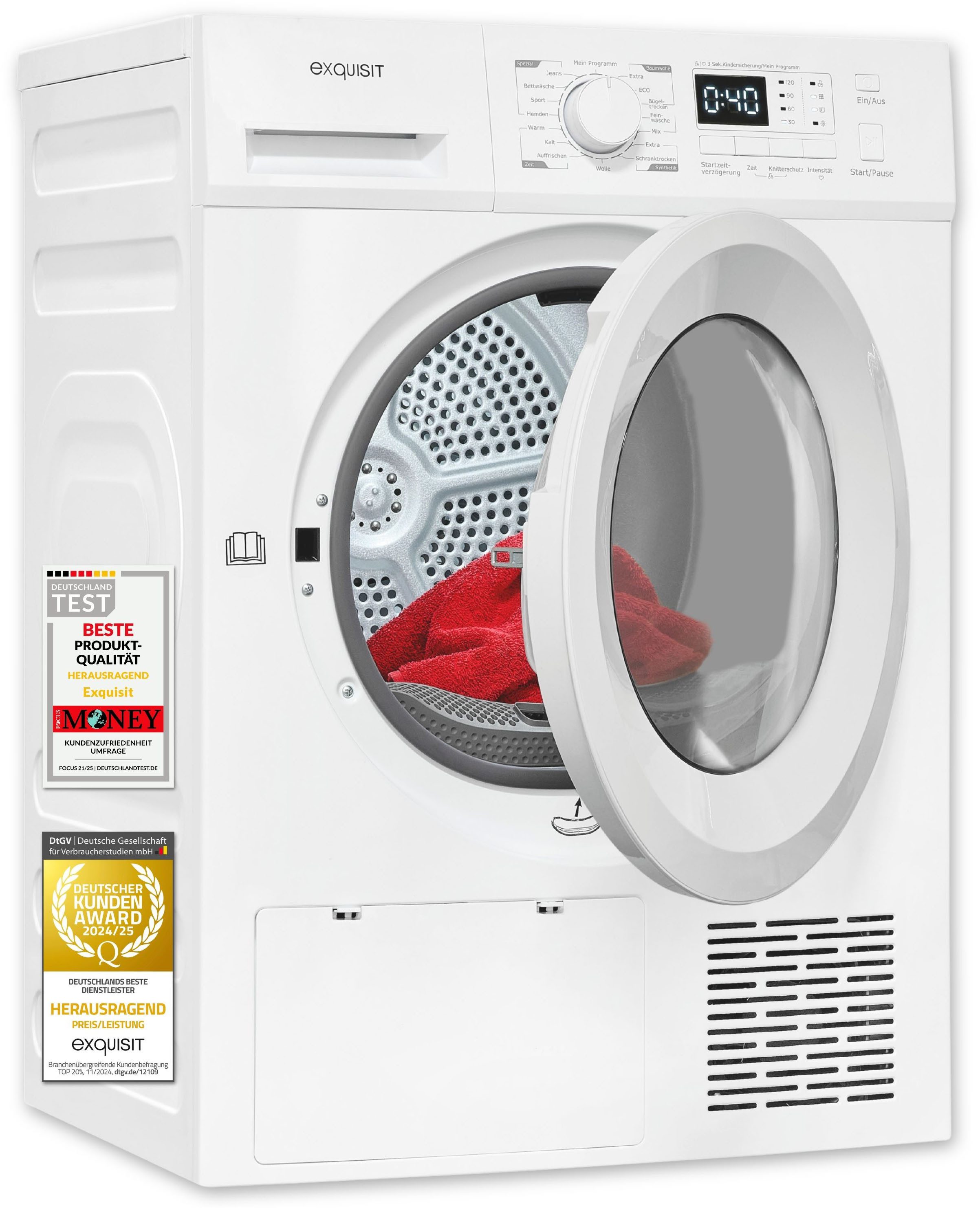 Wärmepumpentrockner TWP803-031D weiss