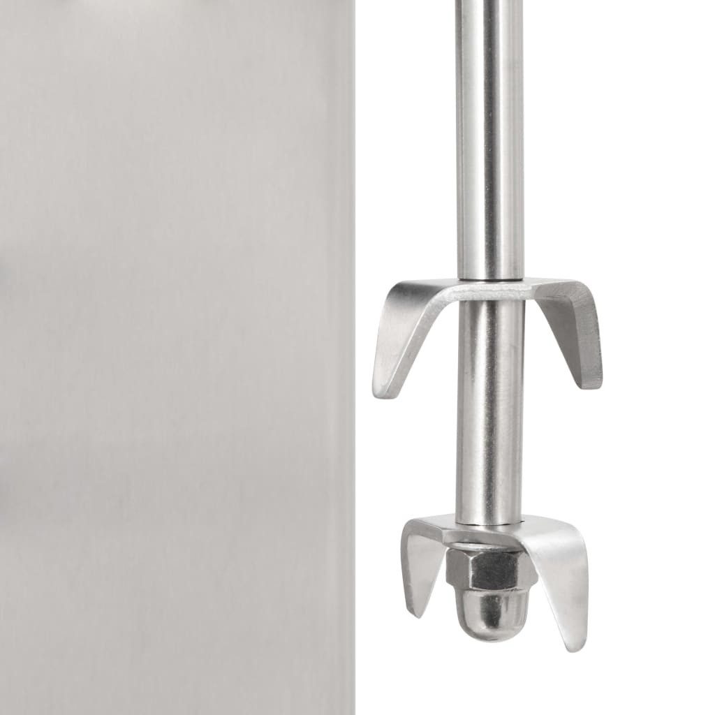 Standmixer Milchshake-Mixer mit zwei Bechern Edelstahl 2 L