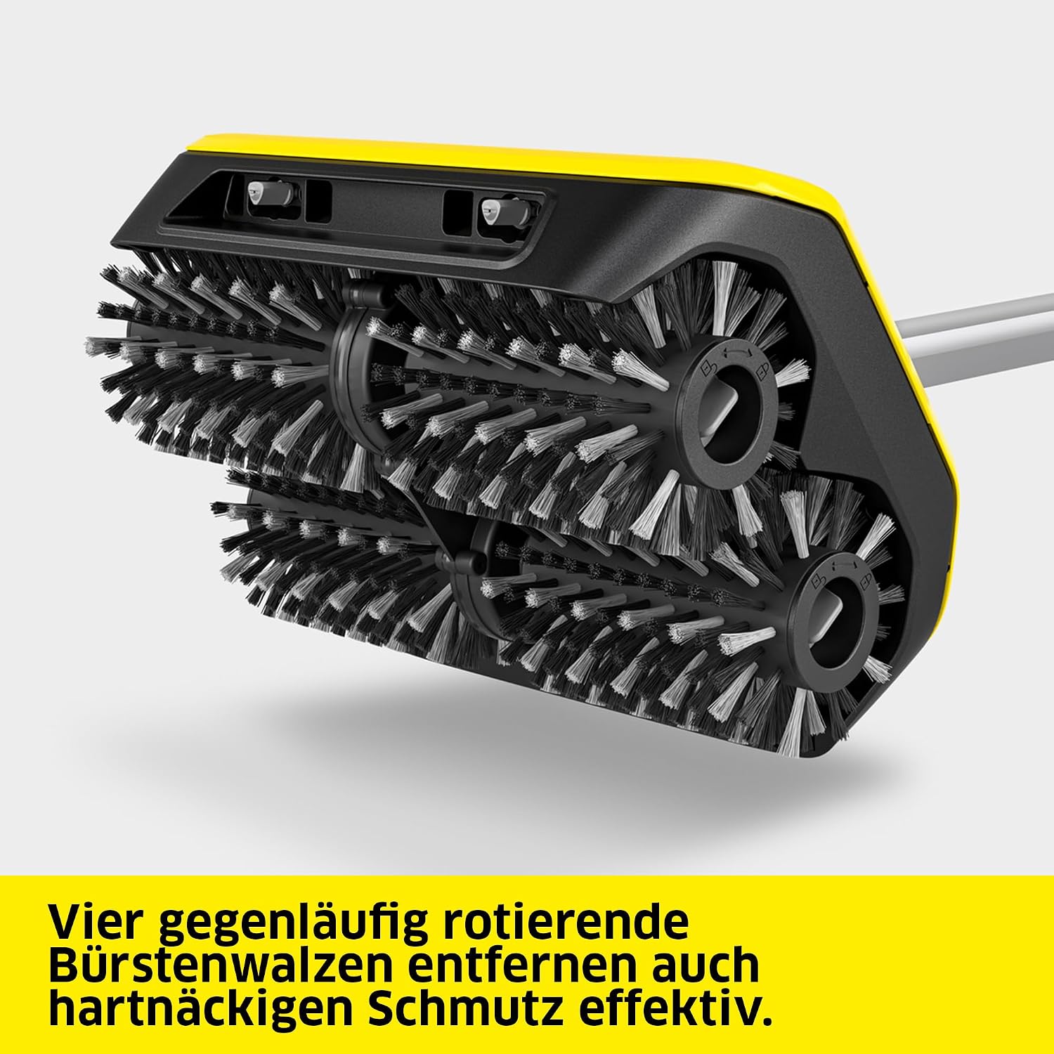 Kärcher Terrassenreiniger PCL 6, Druck: max. 10 bar, Wasserdurchfluss: max. 180 l/h, Arbeitsbreite: 300 mm, Bürstendrehzahl 600-800 U/min, für Holz und Kunststoffverbund