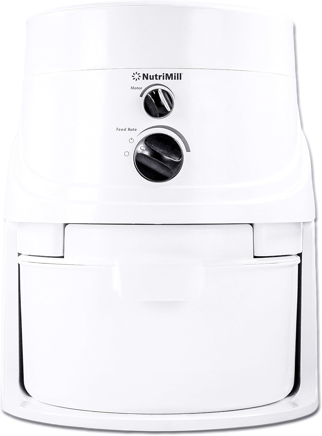 Classic high-speed electric grain grinder, a wheat flour grinder used for making fresh flour, equipped with a stainless steel grinding head