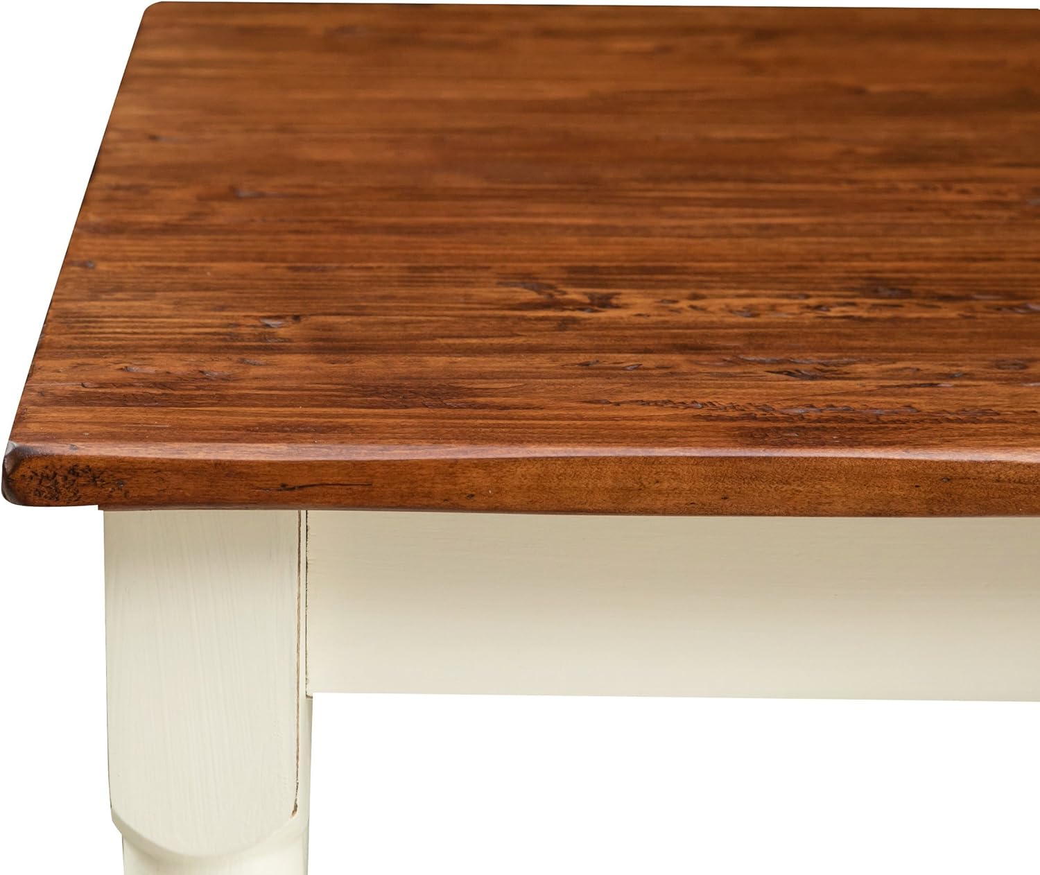 Biscottini tavolo quadrato legno massello 90x90 cm | Tavolo da cucina e sala da pranzo | Tavolo legno esterno e interno