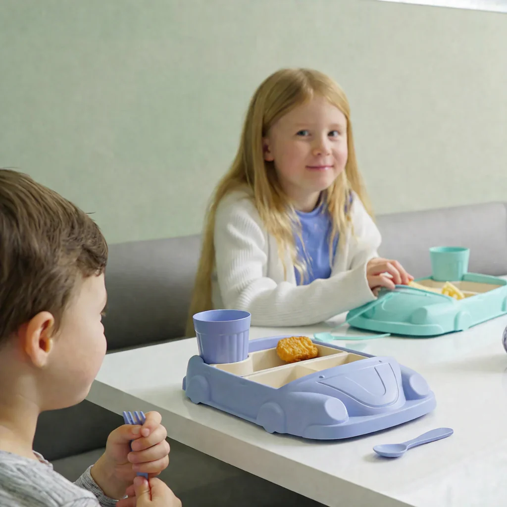 Kids Car Shaped Dinner Set