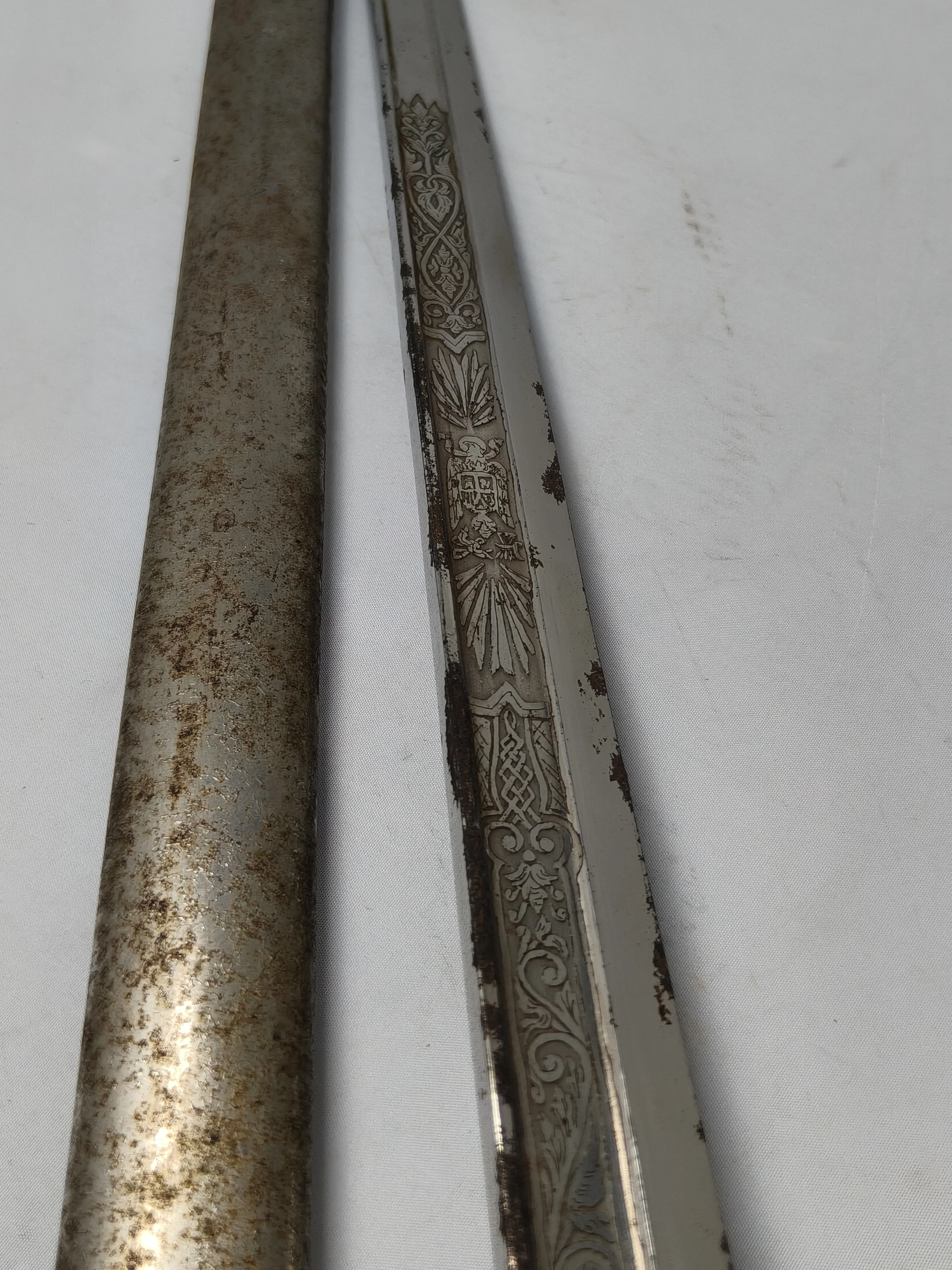 Spanish Marine Ceremonial Saber. Franco's period.
