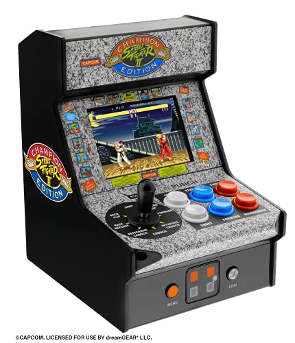 MY ARCADE 7.5"" Collectible Street Fighter II Champion Edition Micro Player (Premium Edition) : Giochi e giocattoli