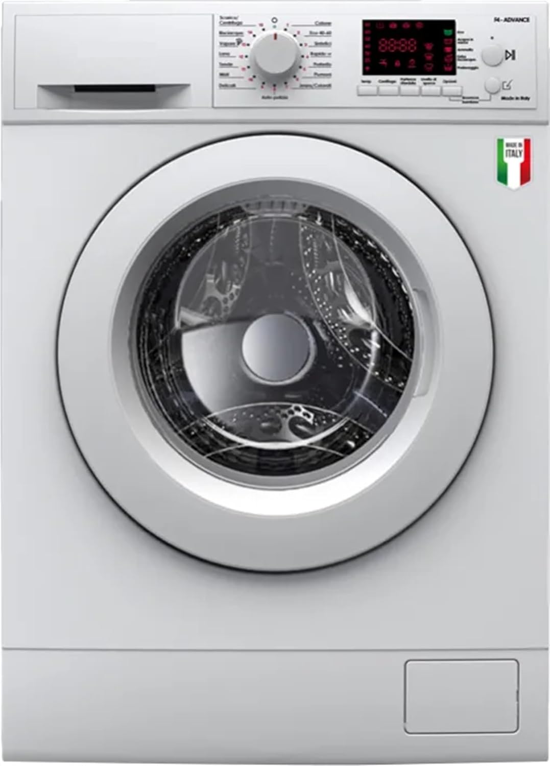 Sangiorgio It Wash Srl SLIMFS712D - Lavatrice da 7 kg, Slim (45 cm), 1200 Giri, Caricamento Frontale