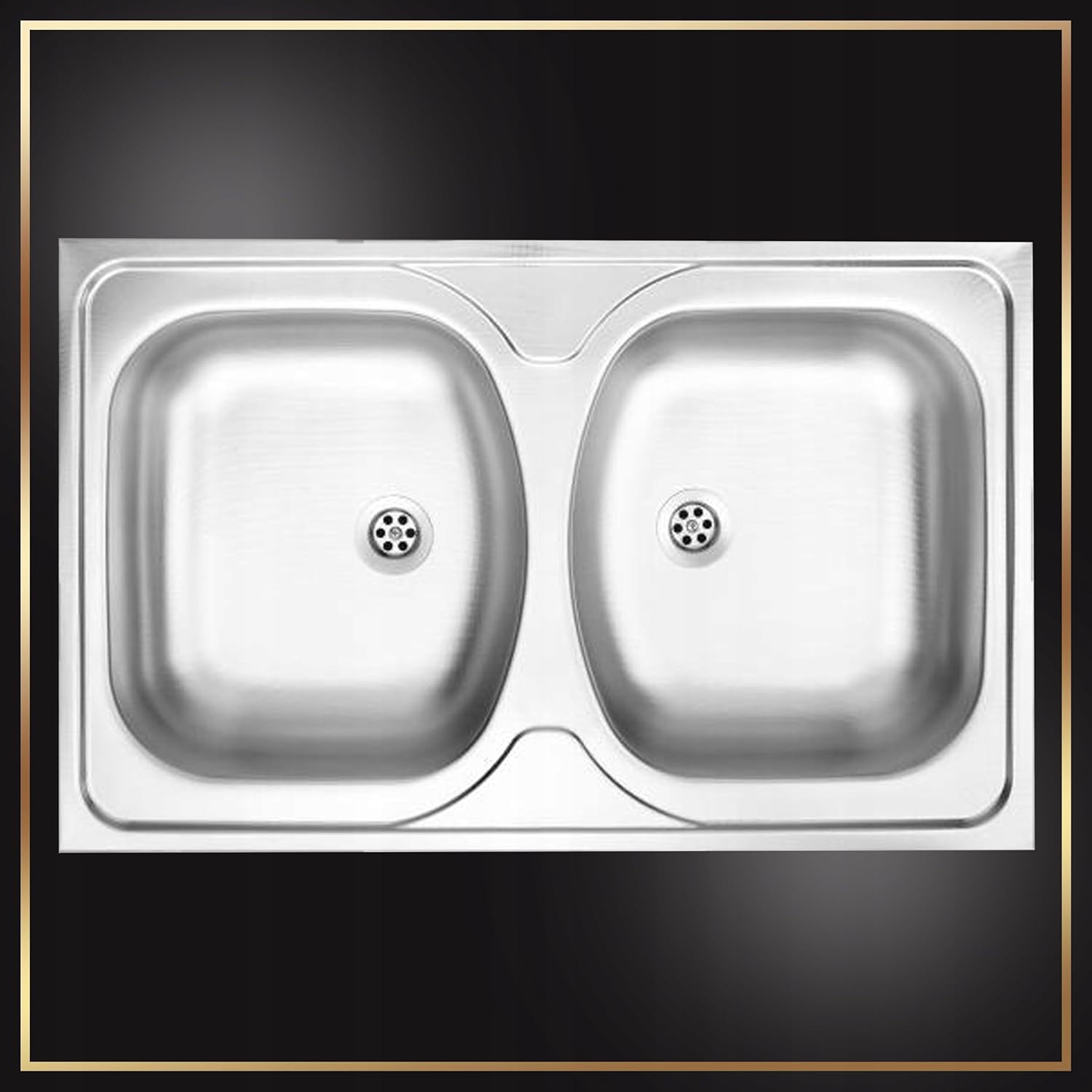 Sonoma - Armadio da cucina, 80 cm, 2 camere, colore beige, flessibile, 46 cm, con raccordo elastico, pronto per il montaggio XXL