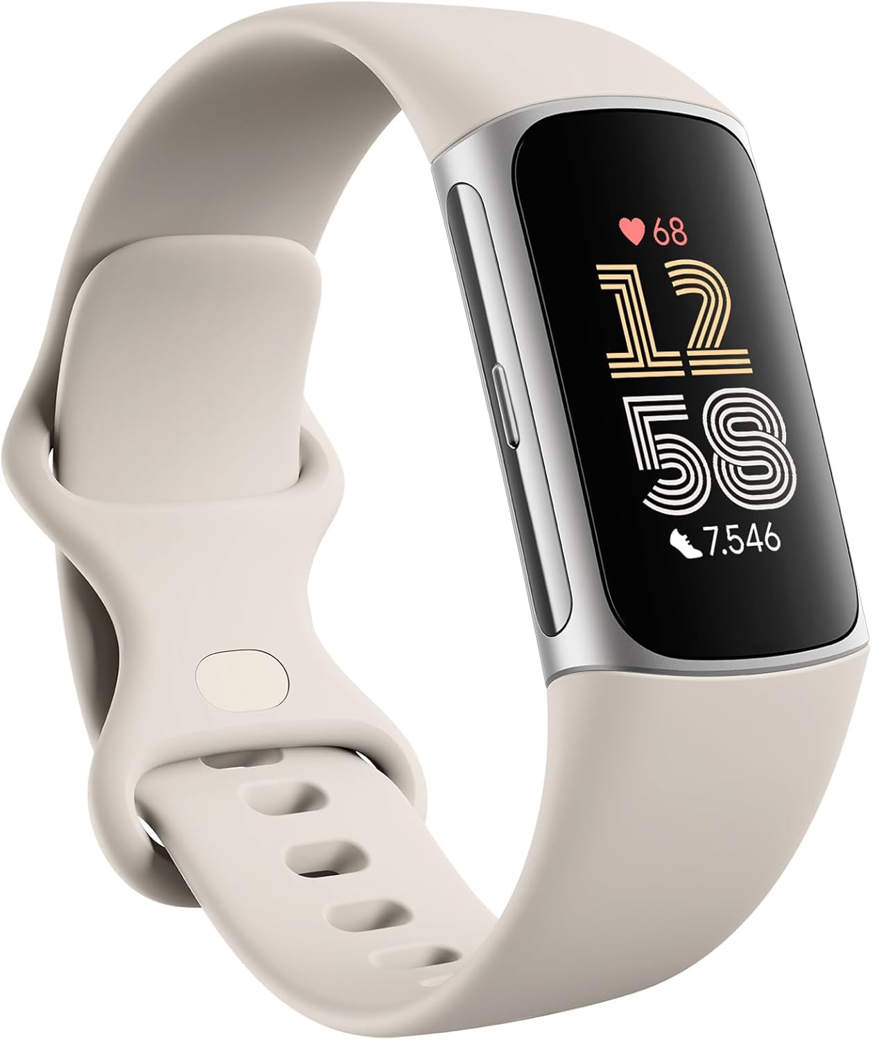 Google Fitbit Charge 6 Activity tracker con abbonamento Premium di 6 mesi incluso, 7 giorni di durata della batteria, Google Wallet e Google Maps