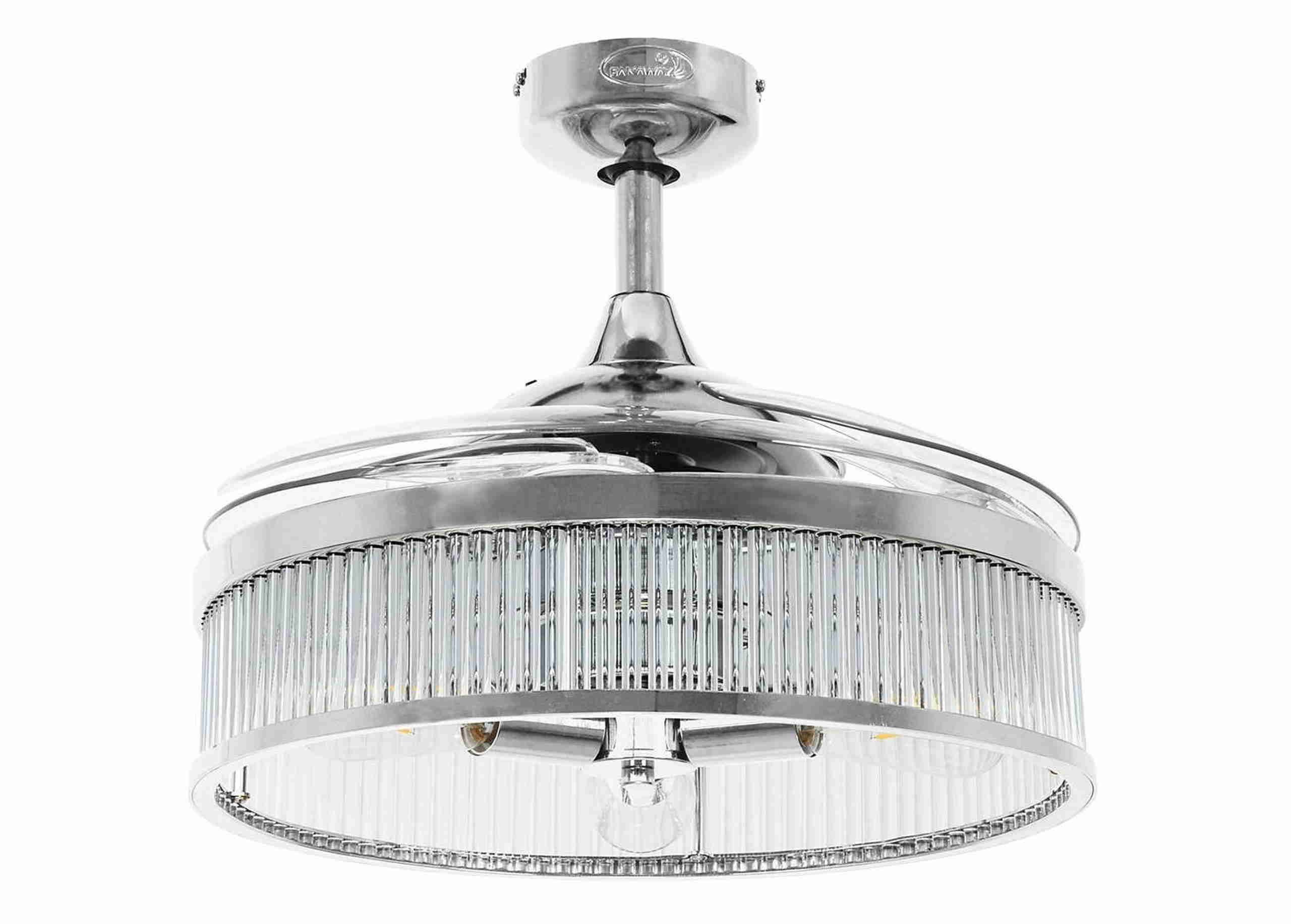 Deckenventilator Deckenventilator Fanaway Corbelle Chrom 122 cm
