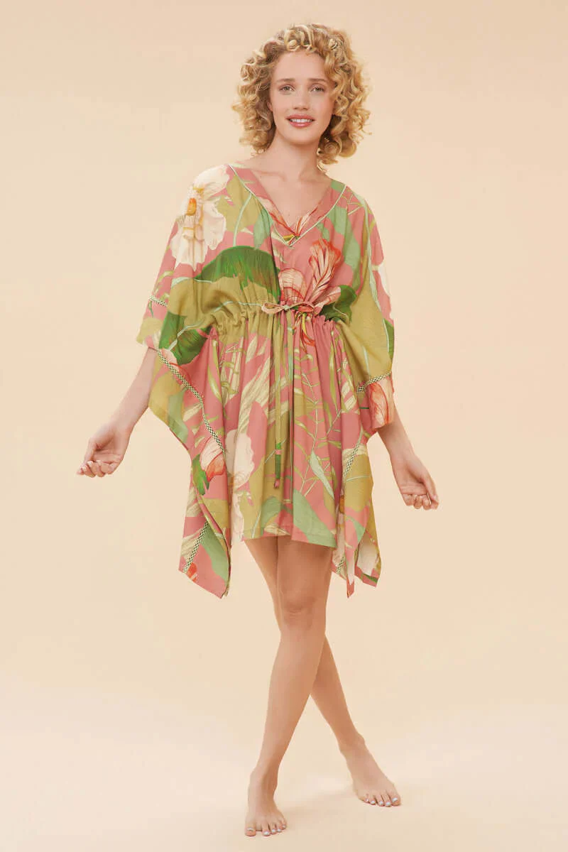 Powder Tropical Beach Cover Up