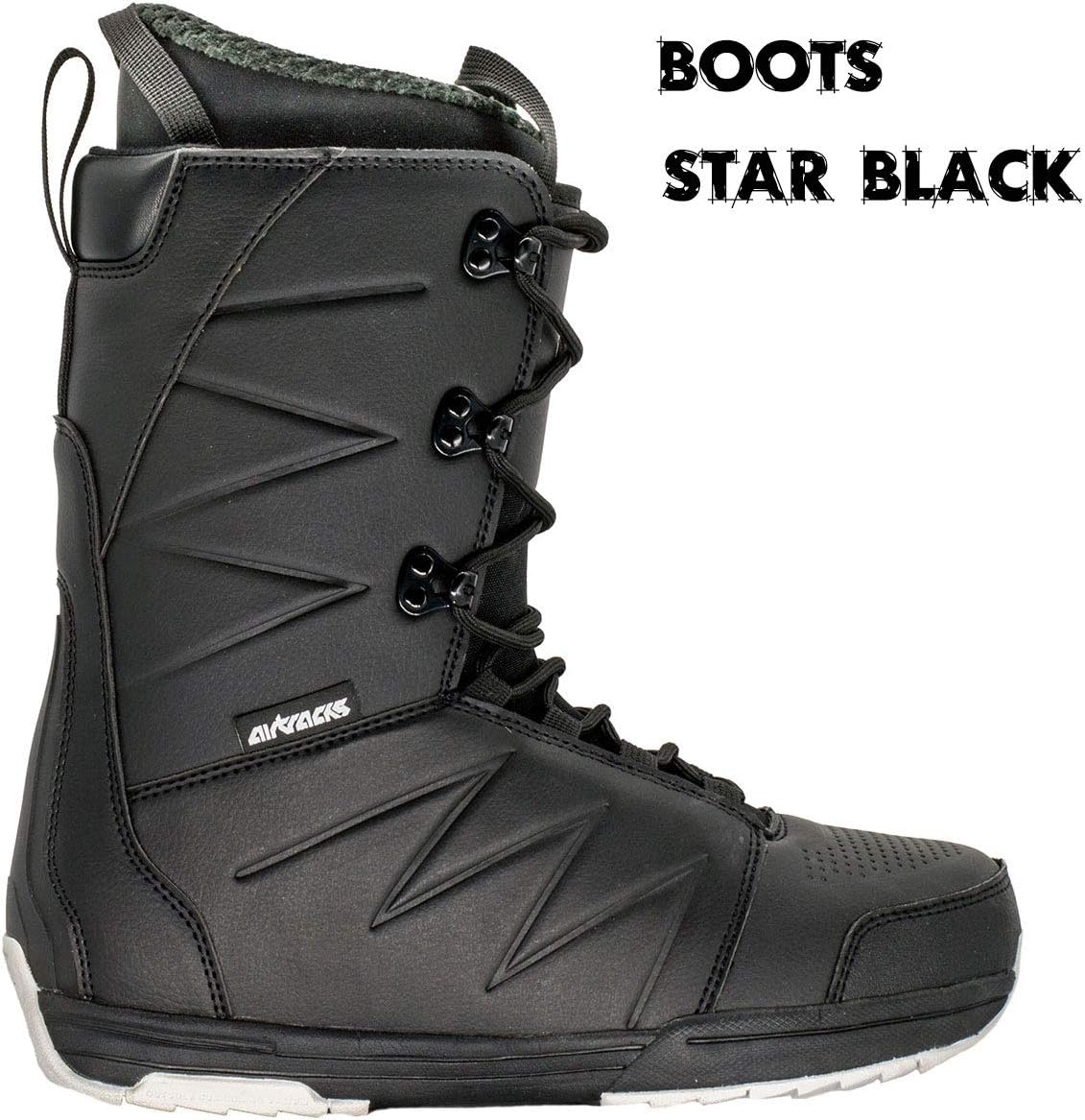 Airtracks Snowboard Set - Stronger Snowboard Wide Flat Zero Rocker Bindung Master Fastec MULTIENTRY Boots SB Bag 156 159 163 165 cm