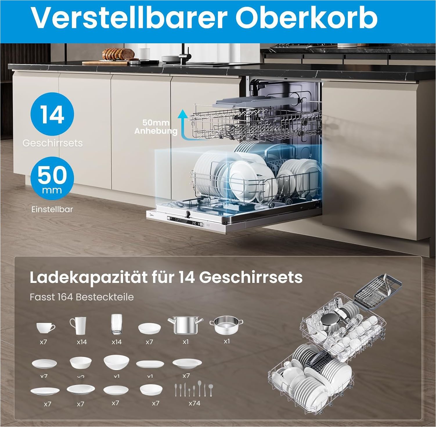 vollintegrierbarer Geschirrspüler SV 5.14K14C
