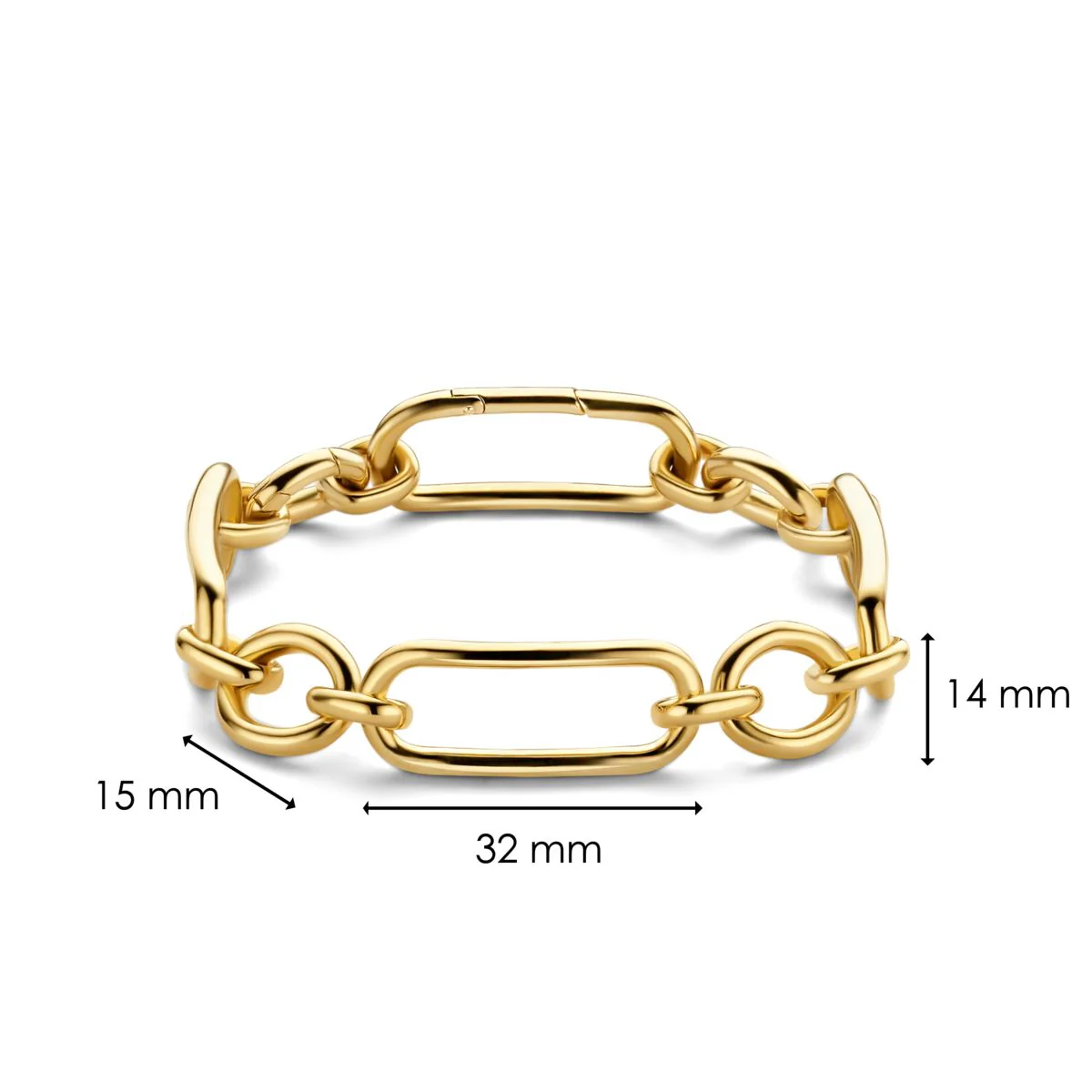 Bracciale Ti Sento Milano a catena dorato giallo 2978SY