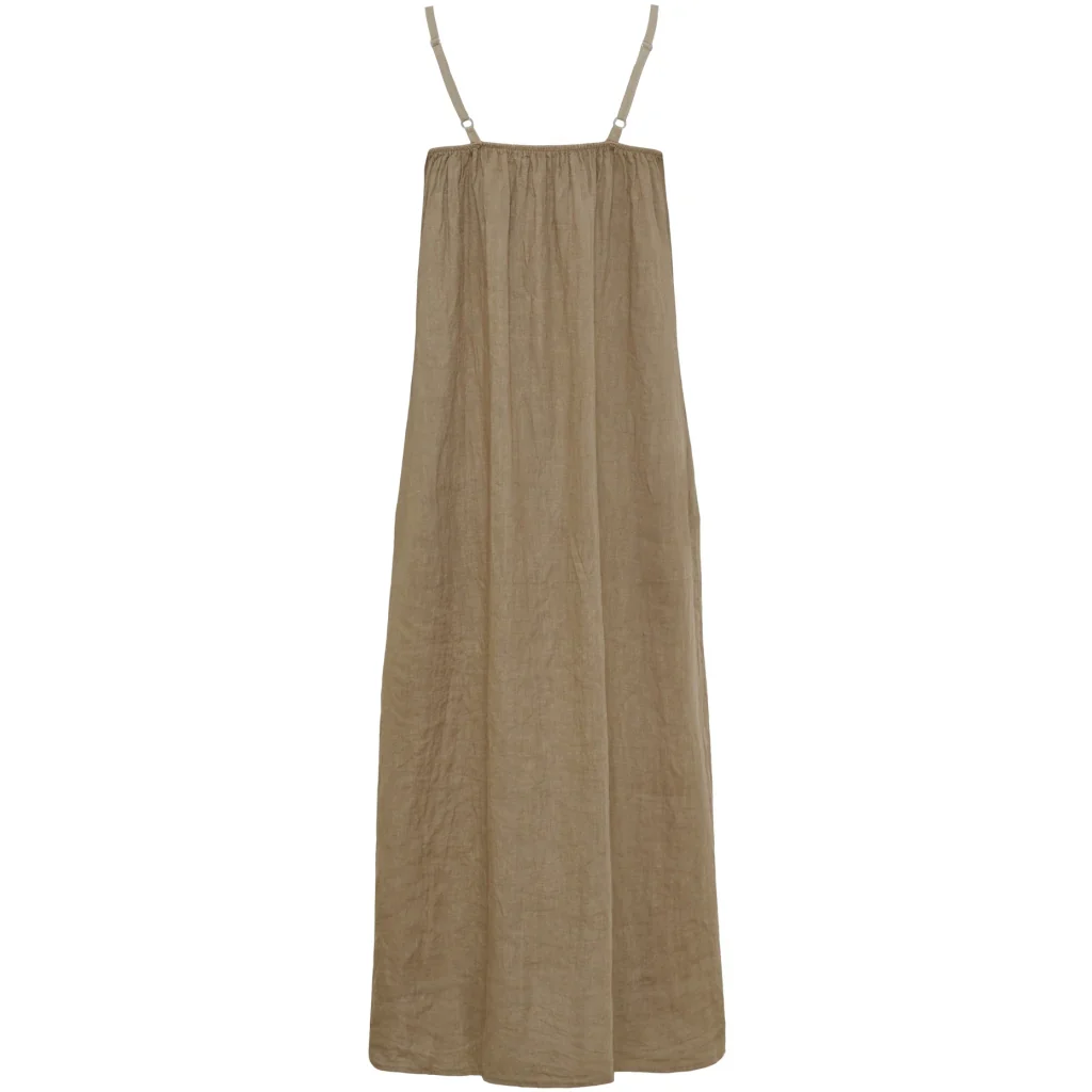 Linen Slip Dress �C Natural | Women's Luxury Linen Maxi Dress