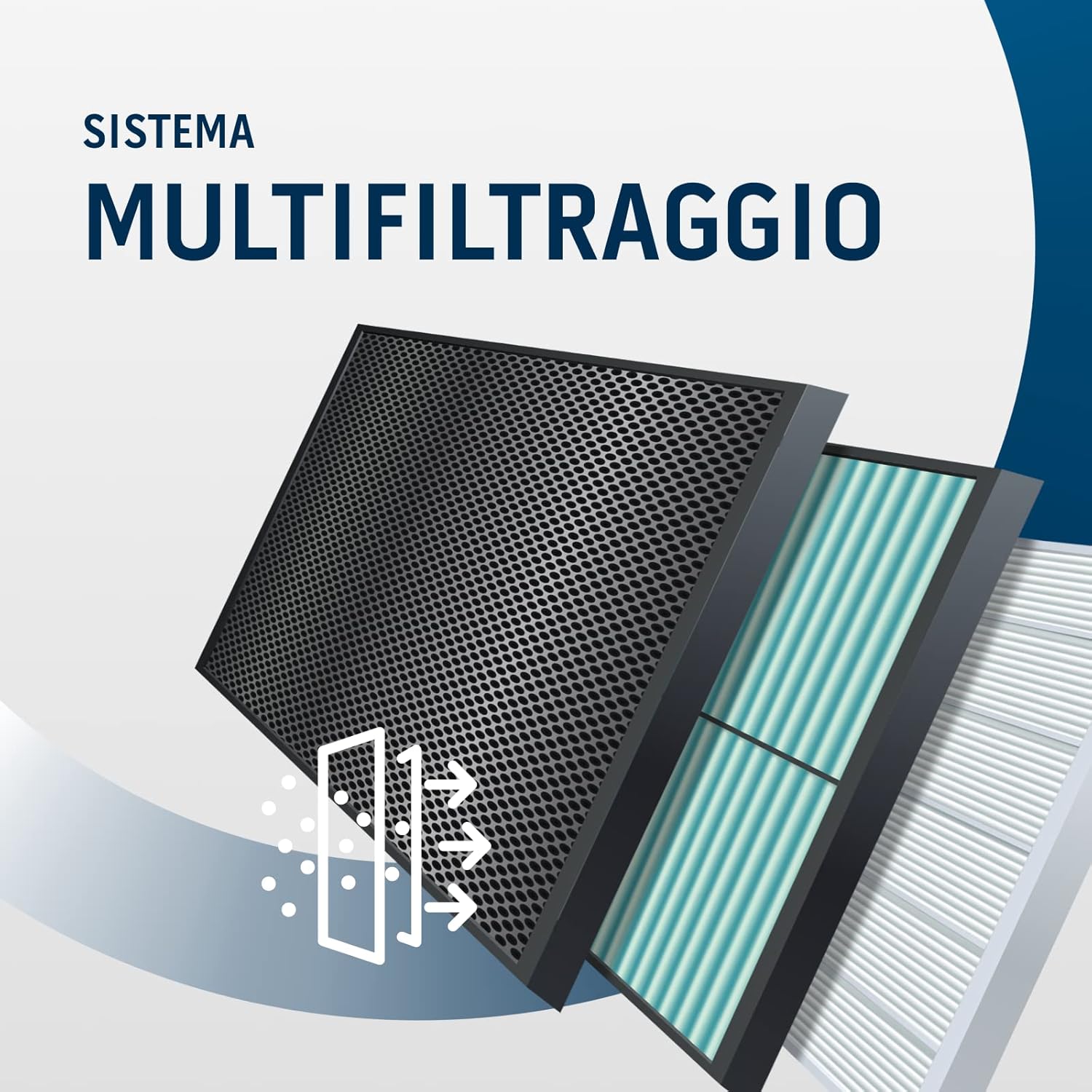 Olimpia Splendid, Mystral S1 E 12 Air Conditioning 12000 BTU / h Monosplit Inverter, Gas R32, Class A++, Cooling Function, Heating, Dehumidification and Ventilation, Integrated Wifi