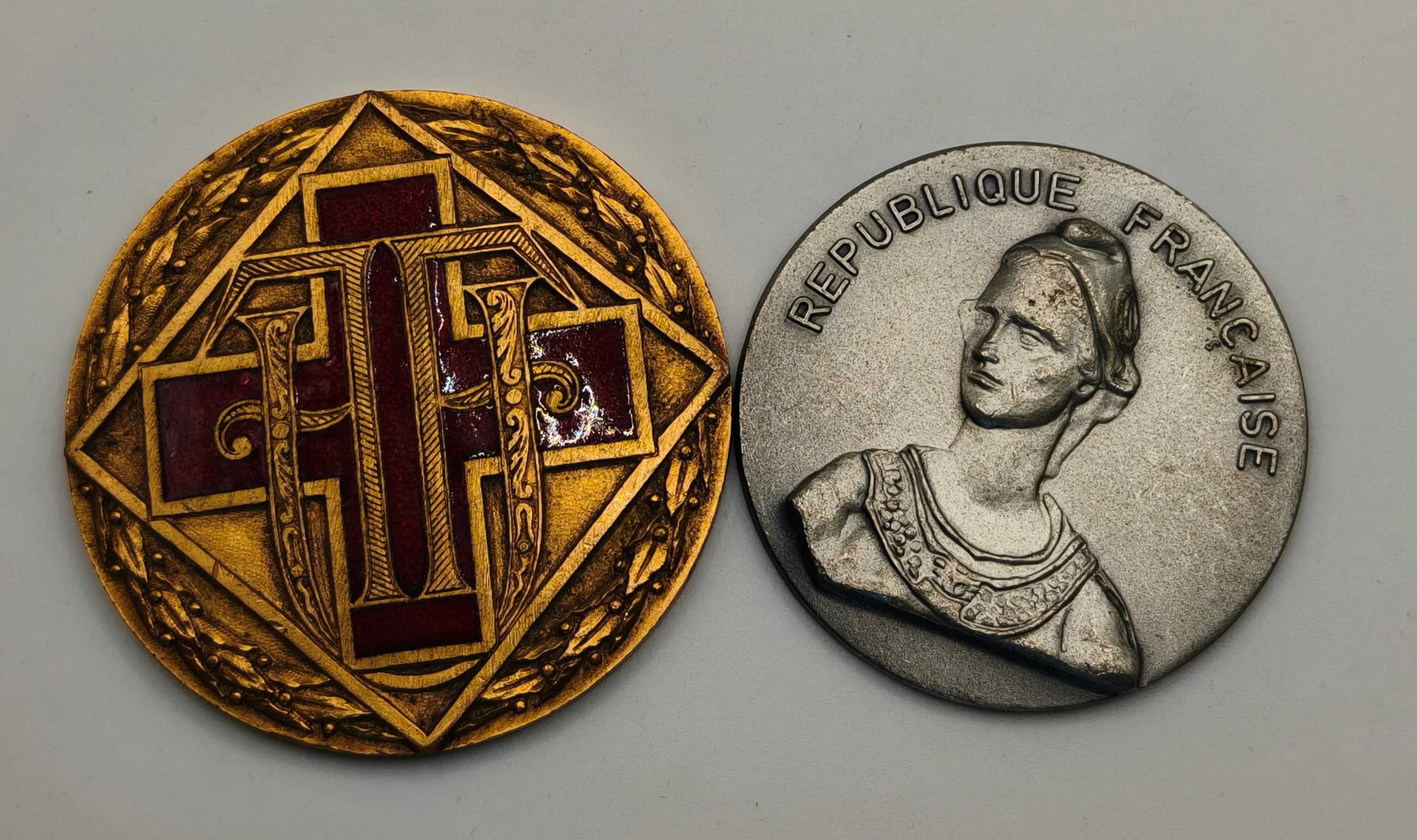 Red Cross Medal. Republic of France