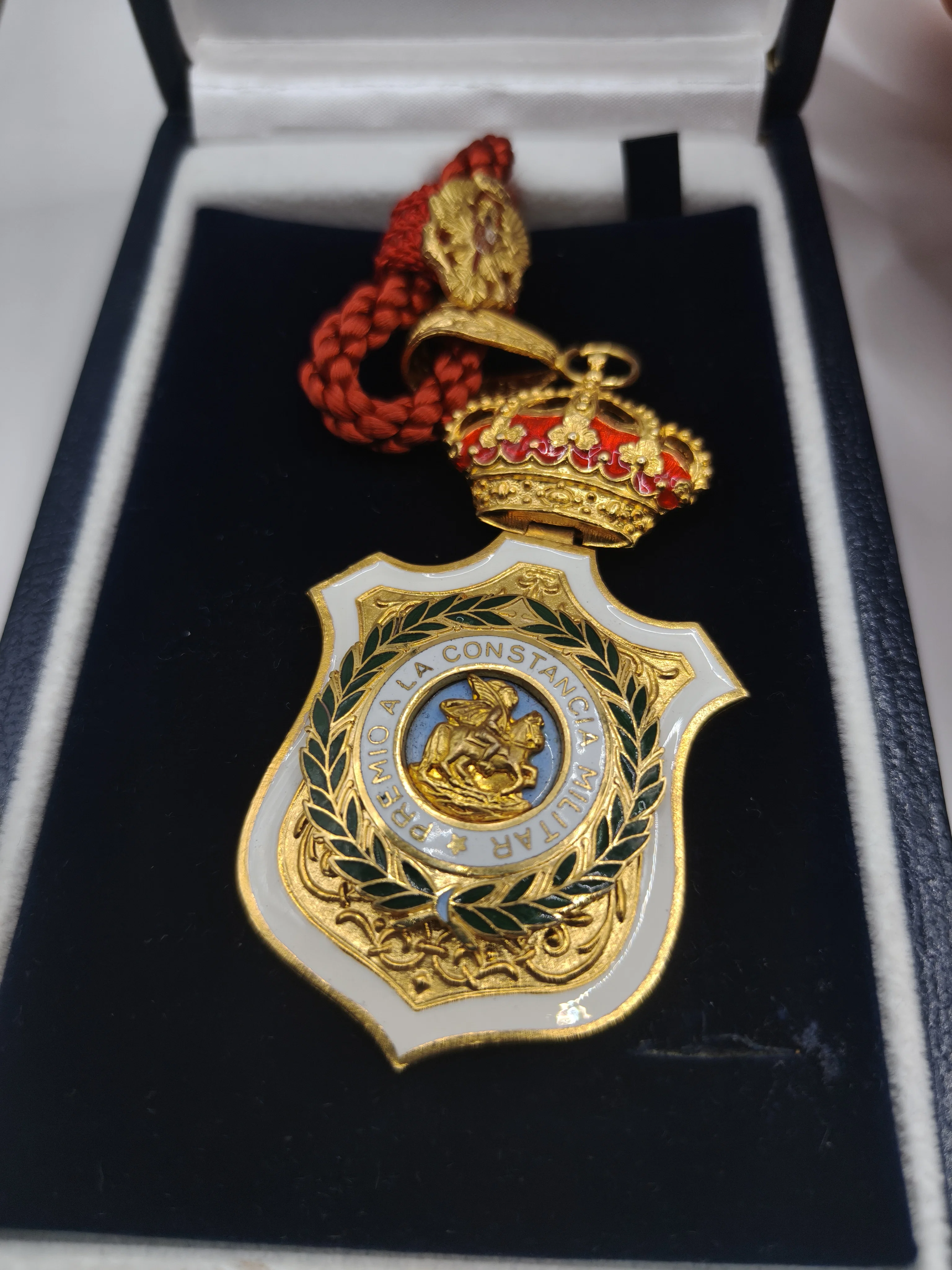 Medal order of San Hermenegildo, Knight of the order. Number 2. Spain.