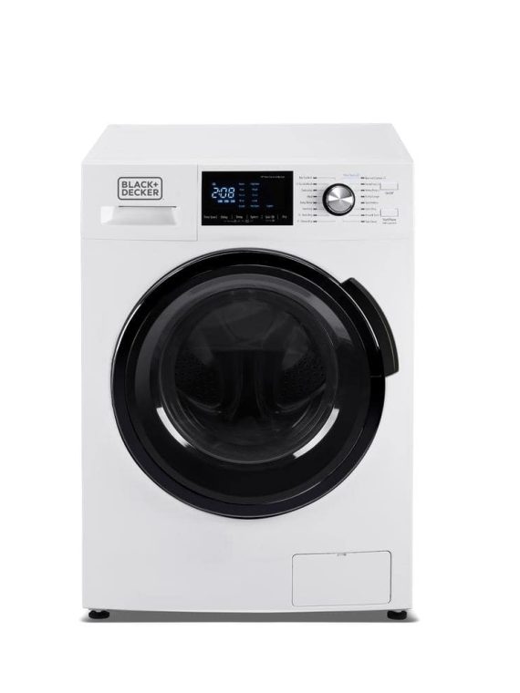 BLACK+DECKER 2.7 cu. ft. All-in-One Washer and Dryer Combo in White BCW27MW