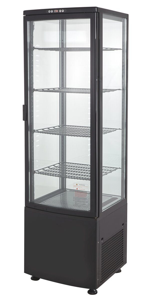Kühlschrank Kühlvitrine 235 L - LED mit Glastür I abschließbar