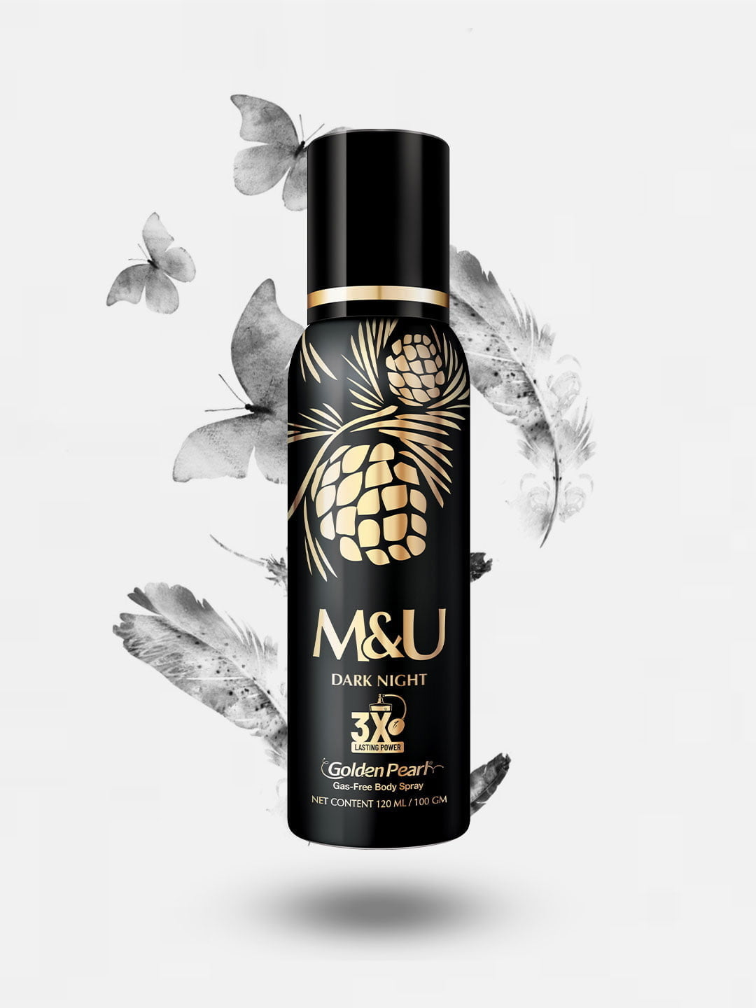 Golden Pearl Dark Night Gas Body Spray