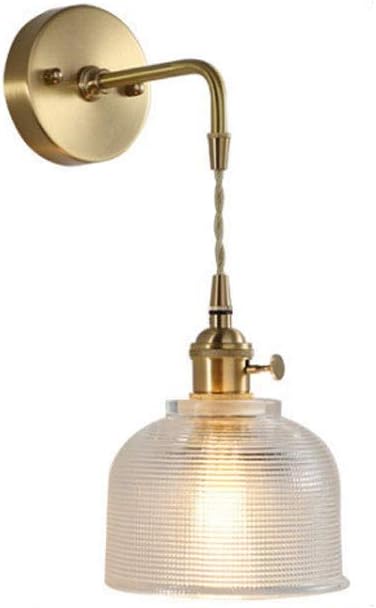 Wandleuchten, Wandlampen, Nordische Kupfer-Wandleuchte, Nachttischleuchte, Flur-Wandleuchte, Kreative Wandleuchte Aus Glas Für Schlafzimmer, Lightin-F,F