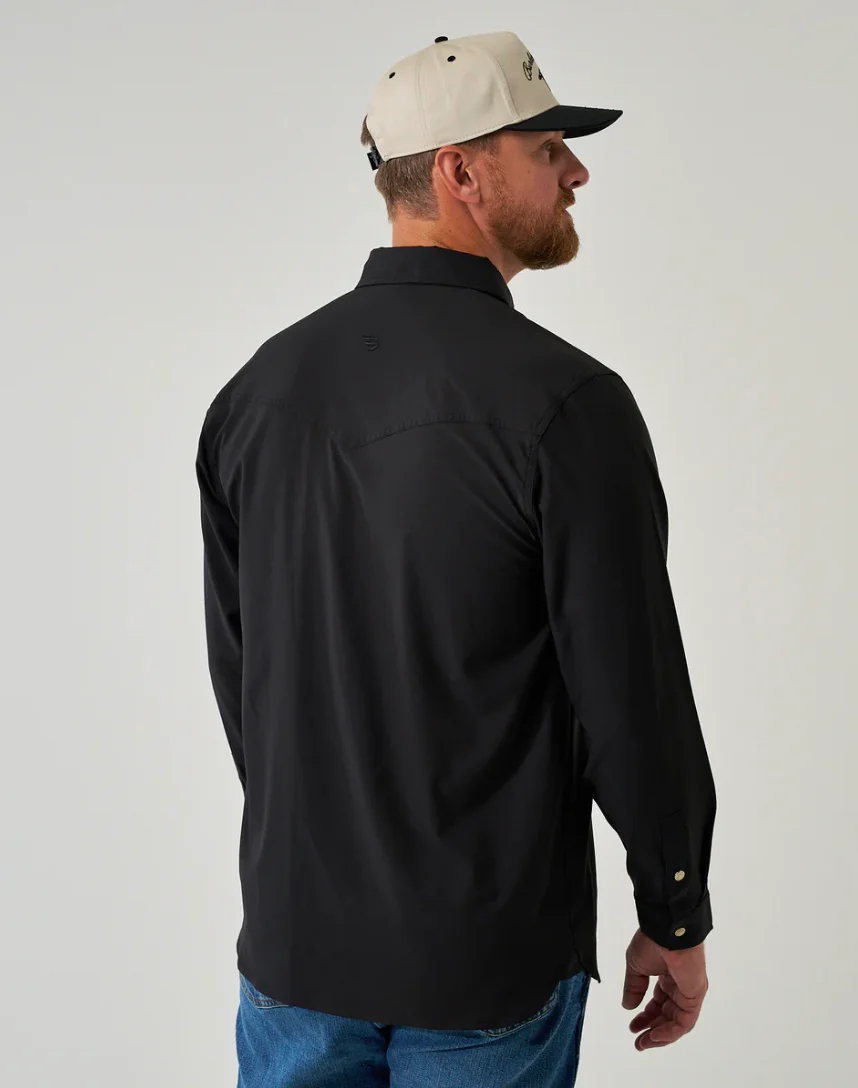 Burlebo Performance Western Shirt - Black