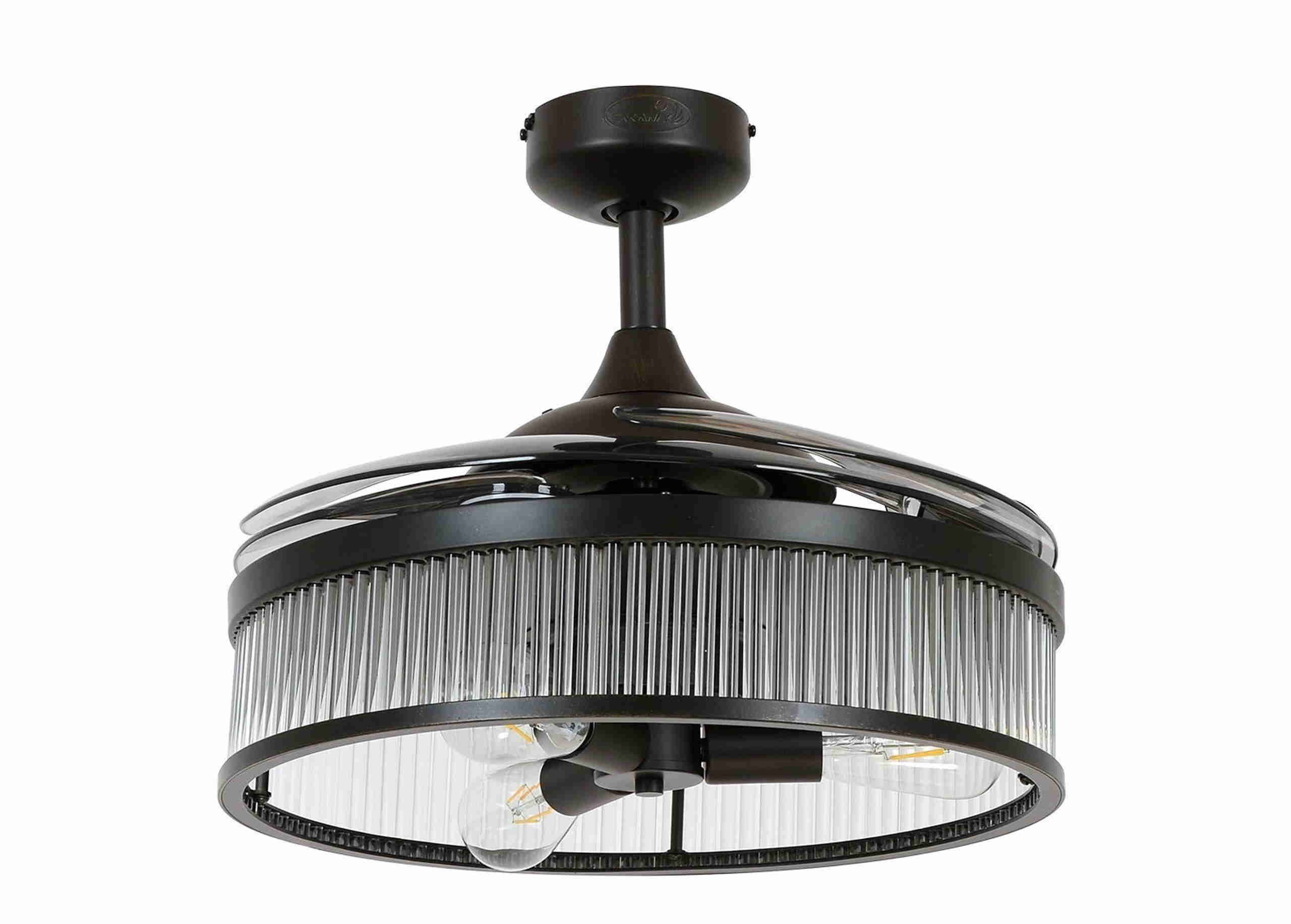 Deckenventilator Deckenventilator Fanaway Corbelle Schwarz 122 cm