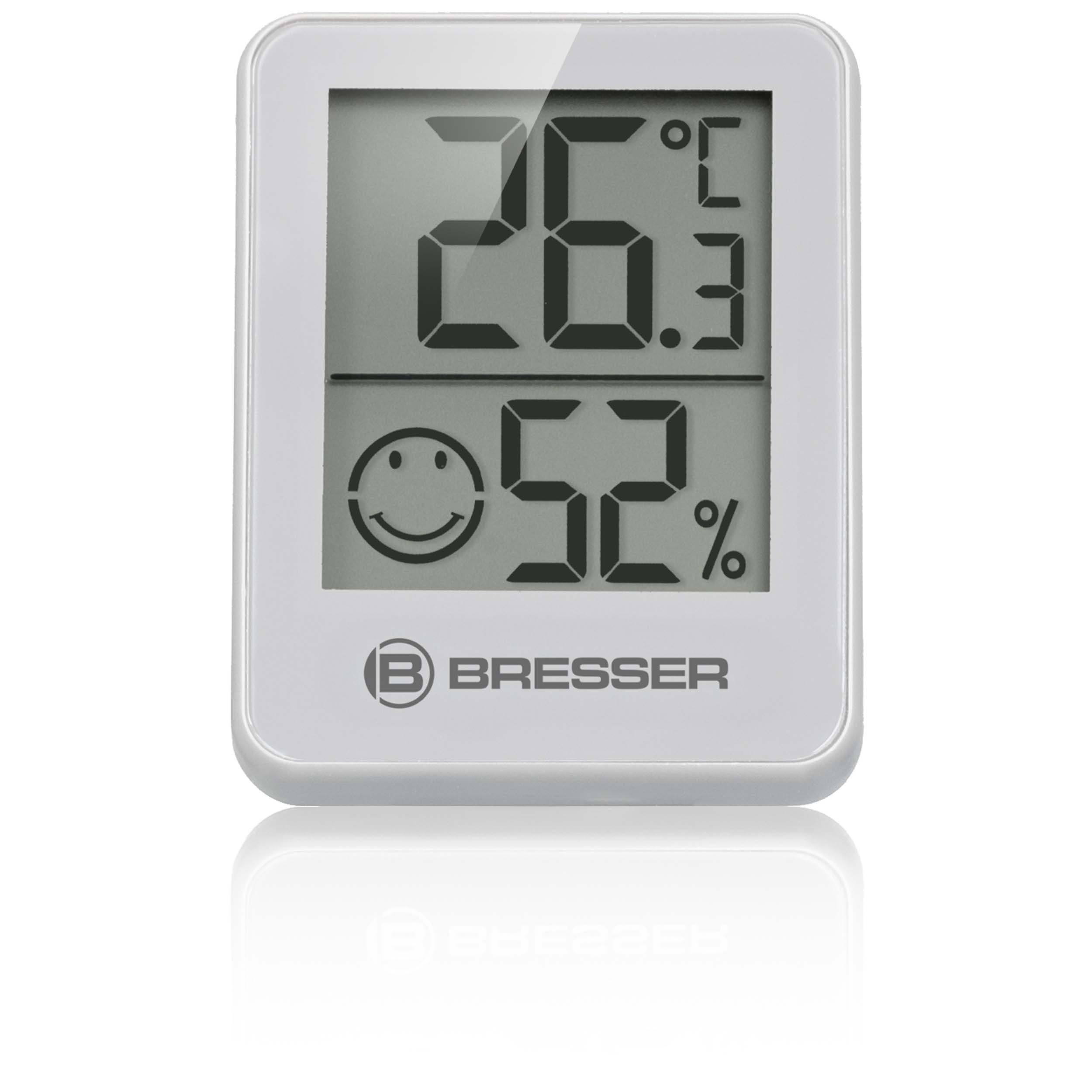 Hygrometer ClimaTemp Thermo-Hygro Indikator 3er Set weiß