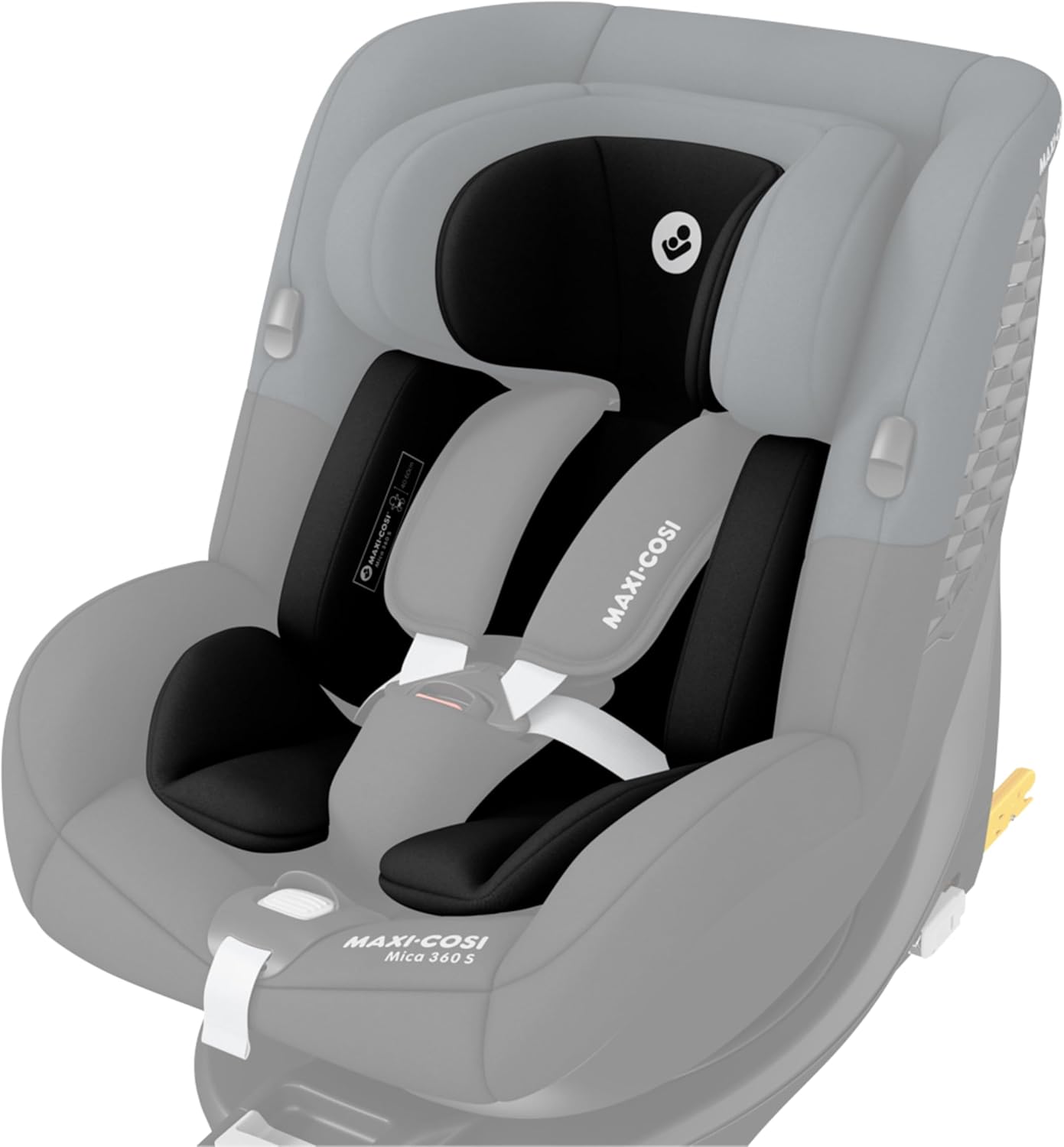 Maxi-Cosi Mica 360 S, Fotelik samochodowy obrotowy 360, 3 miesiące–4 lata (61–105 cm), Obracanie FlexiSpin, 5 pozycji odchylenia, Ochrony G-CELL, Zaczepy na pasy uprzęży Easy-in, Tonal Black