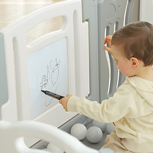 Gupamiga Recinto per Bambini Pieghevole 155×150 cm, Box per Bambini o Neonato con Tavola di Pittura : Amazon.it: Prima infanzia