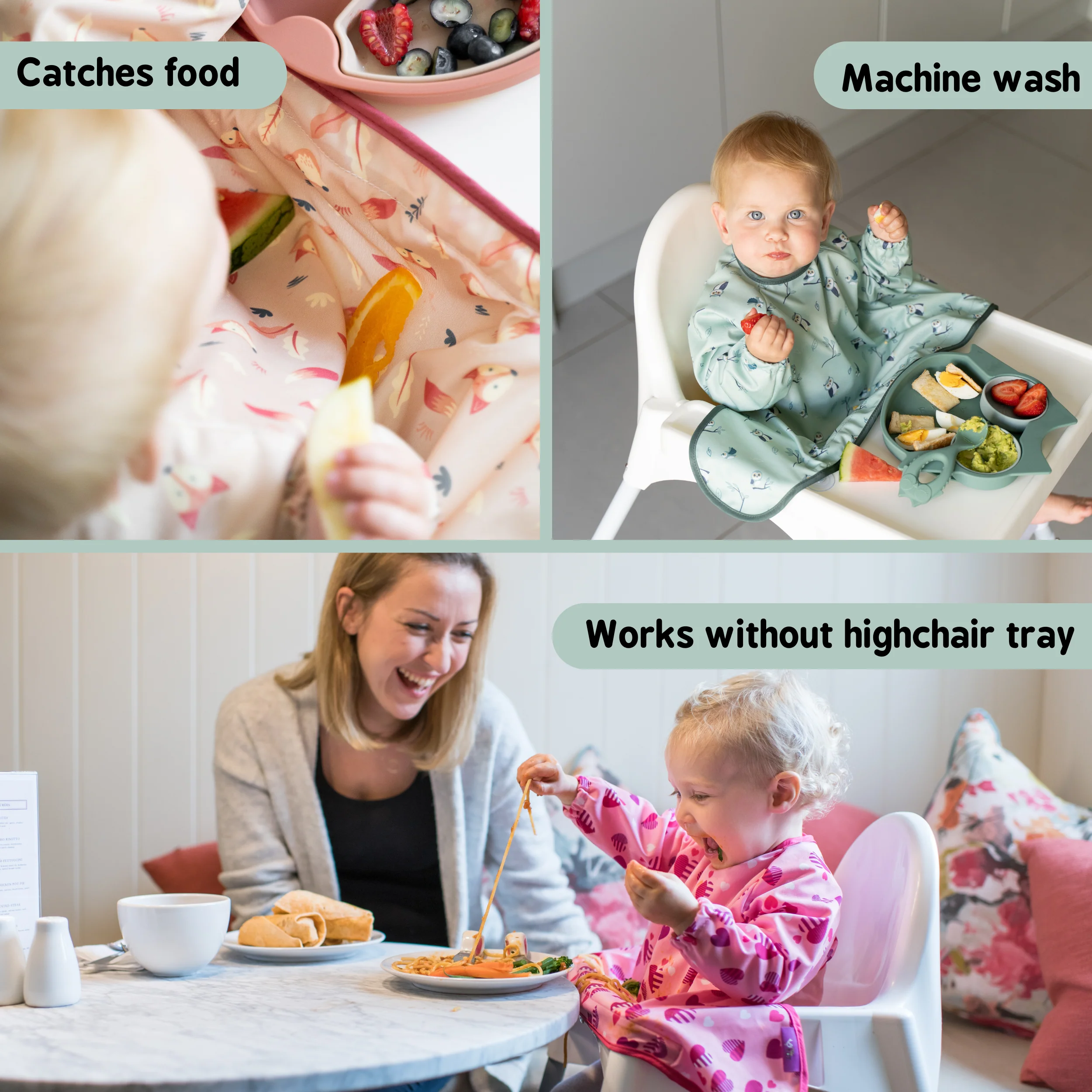 Cover & Catch Bib Twin Pack