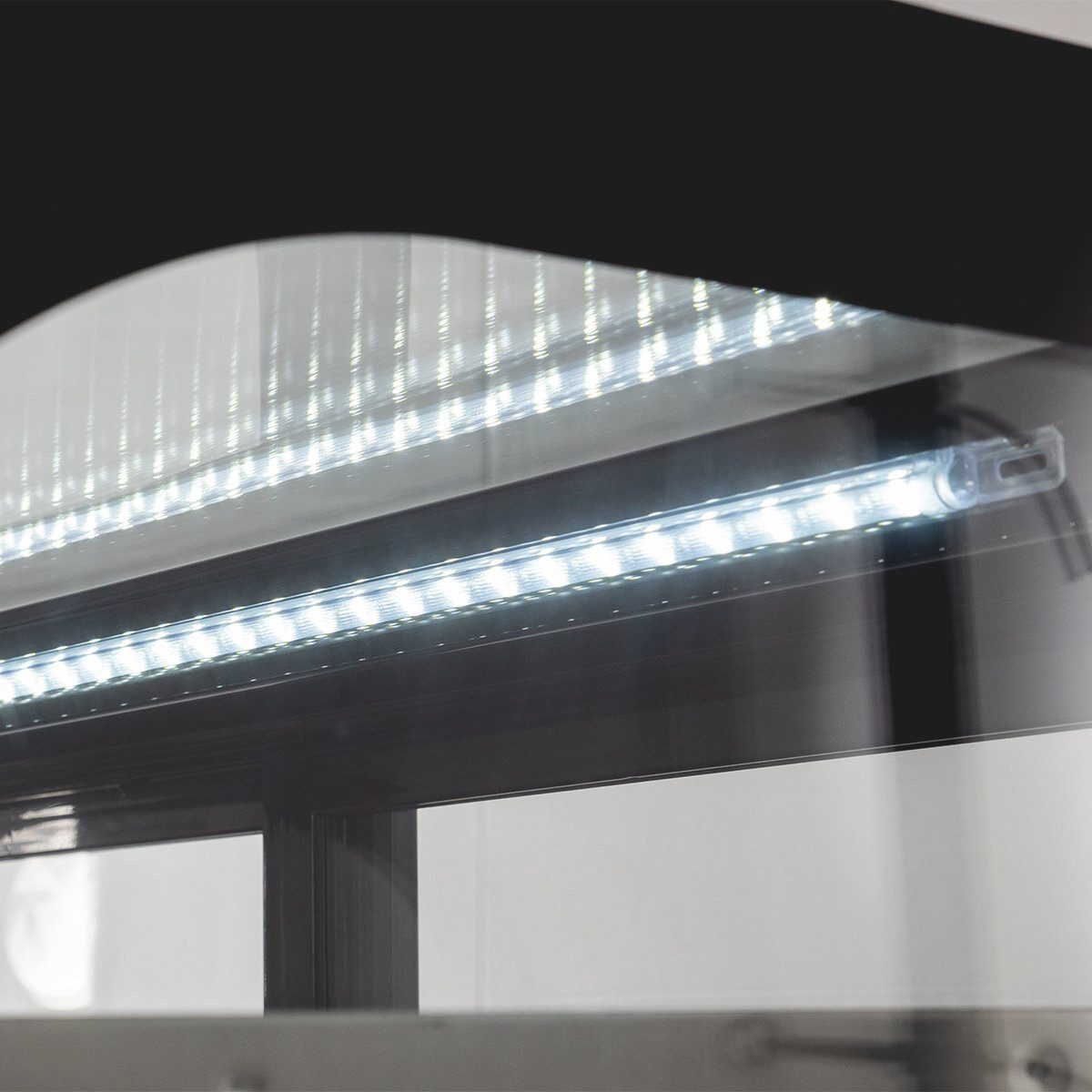 Kühlschrank Kühlvitrine 160 L - LED mit Glastür I abschließbar