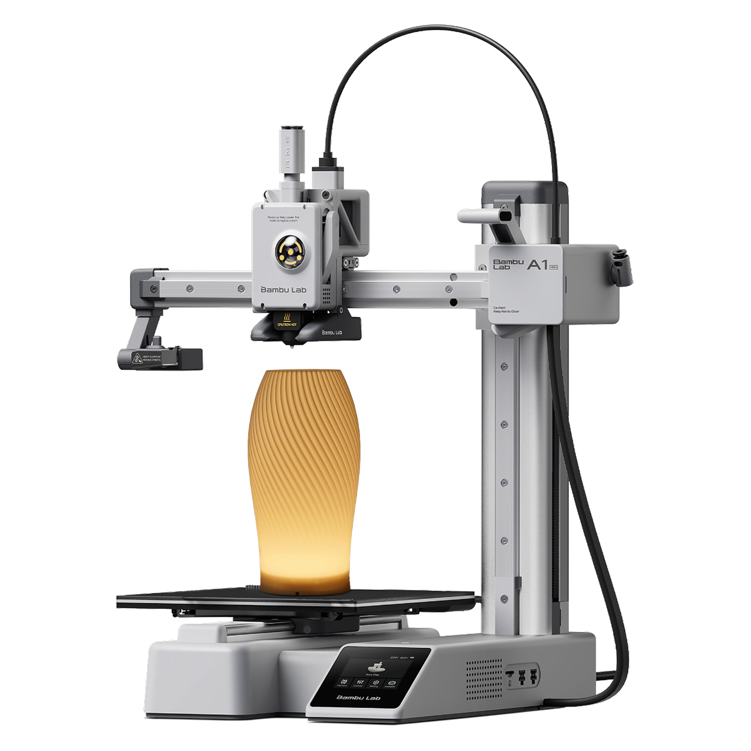 3D-Drucker A1 Mini mit LED-Lampen-Set kompakte Bauweise automatische Kalibrierung Hochfrequenz-Flusskontrolle