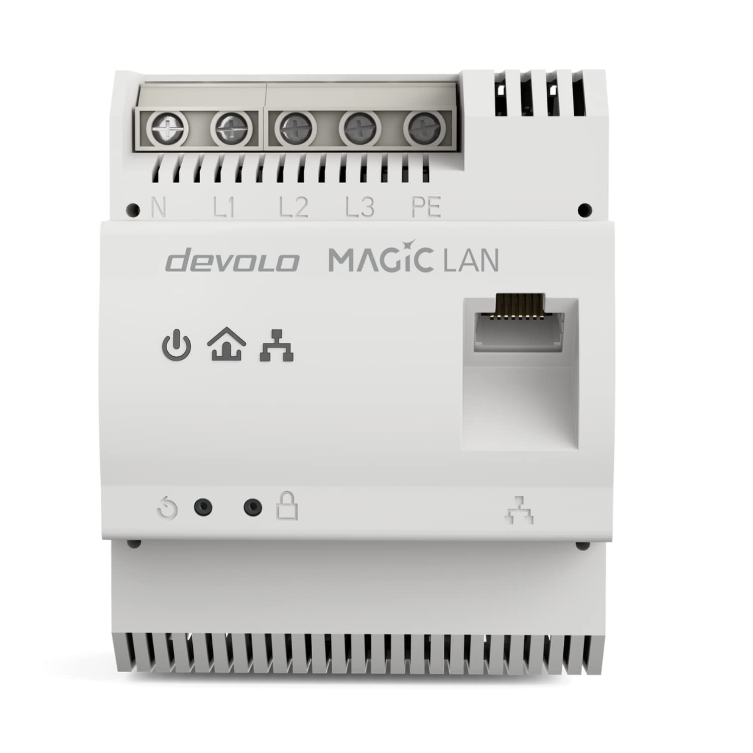 Powerline Hutschienen-Adapter Magic 2 LAN DINrail bis 2400 Mbit/s, Gigabit Ethernet, inkl. Ethernet-Kabel