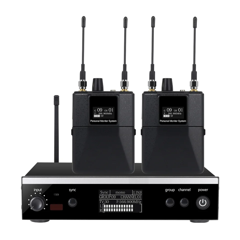 ERZHEN Wireless In-Ear Monitor System Headphone Monitoring #LKM300