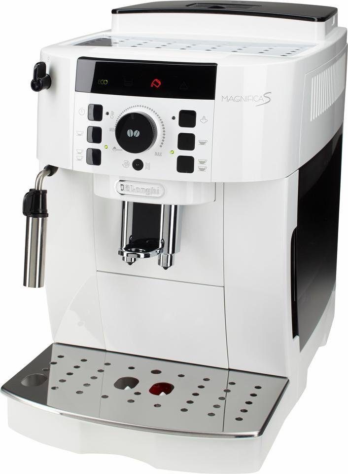 Kaffeevollautomat Magnifica S ECAM21.118.W - mit Barista-Milchaufschäumer, Weiß