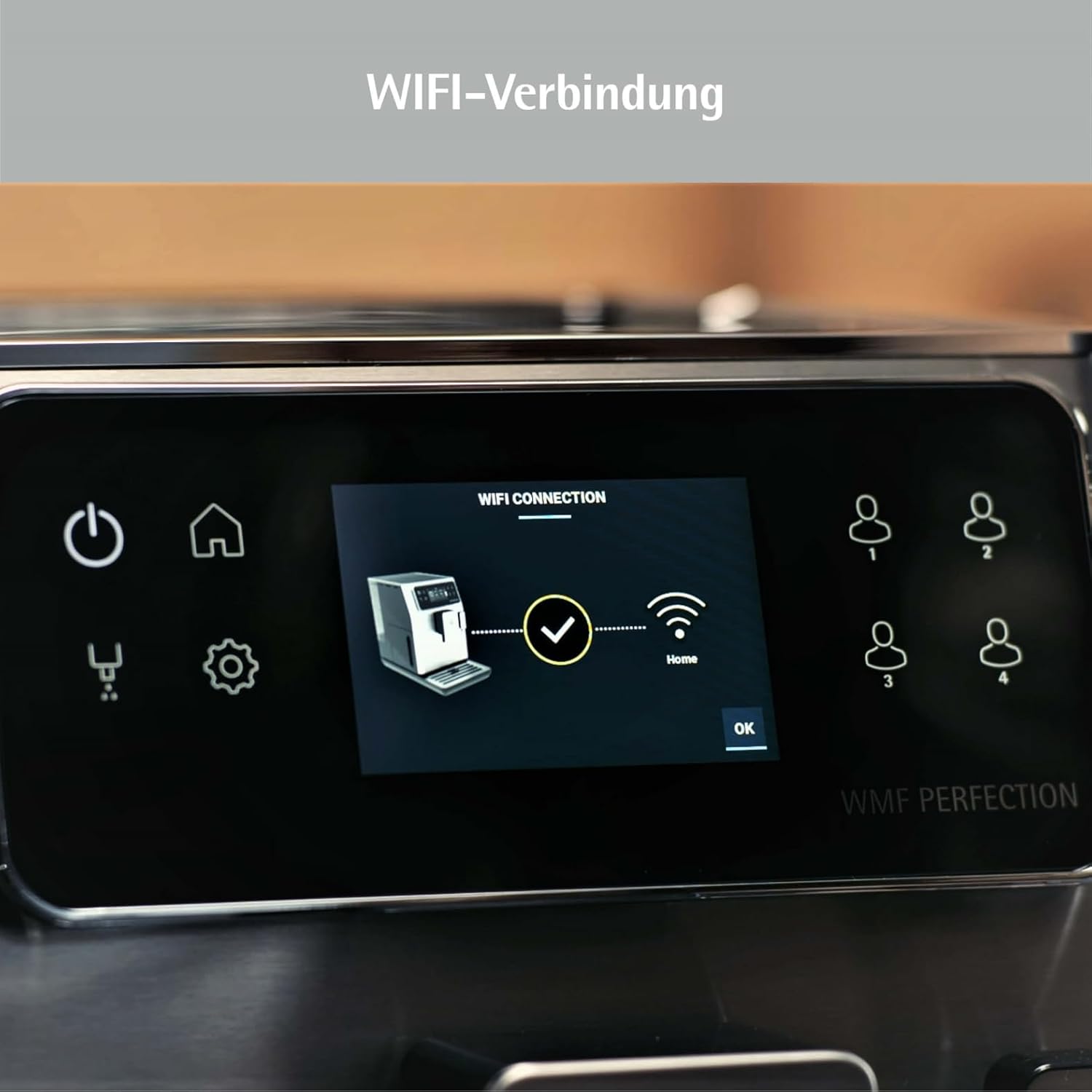WMF Perfection 640 Kaffeevollautomat mit Milchsystem, 16 Getränkespezialitäten, Double Thermoblock, Edelstahl-Mahlwerk, Nutzerprofil Speicherung (640: WMF Perfection 640 mit Milchsystem)
