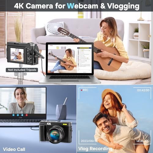 Fotocamera Digitale Vlogging Adolescenti Principianti