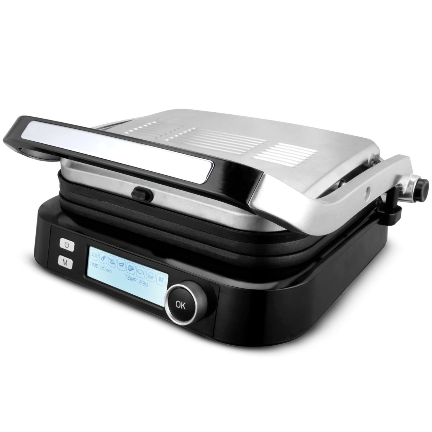Kontaktgrill 7 Automatikprogramme, abnehmbare Platten, Antihaftbeschichtung, 2100W…