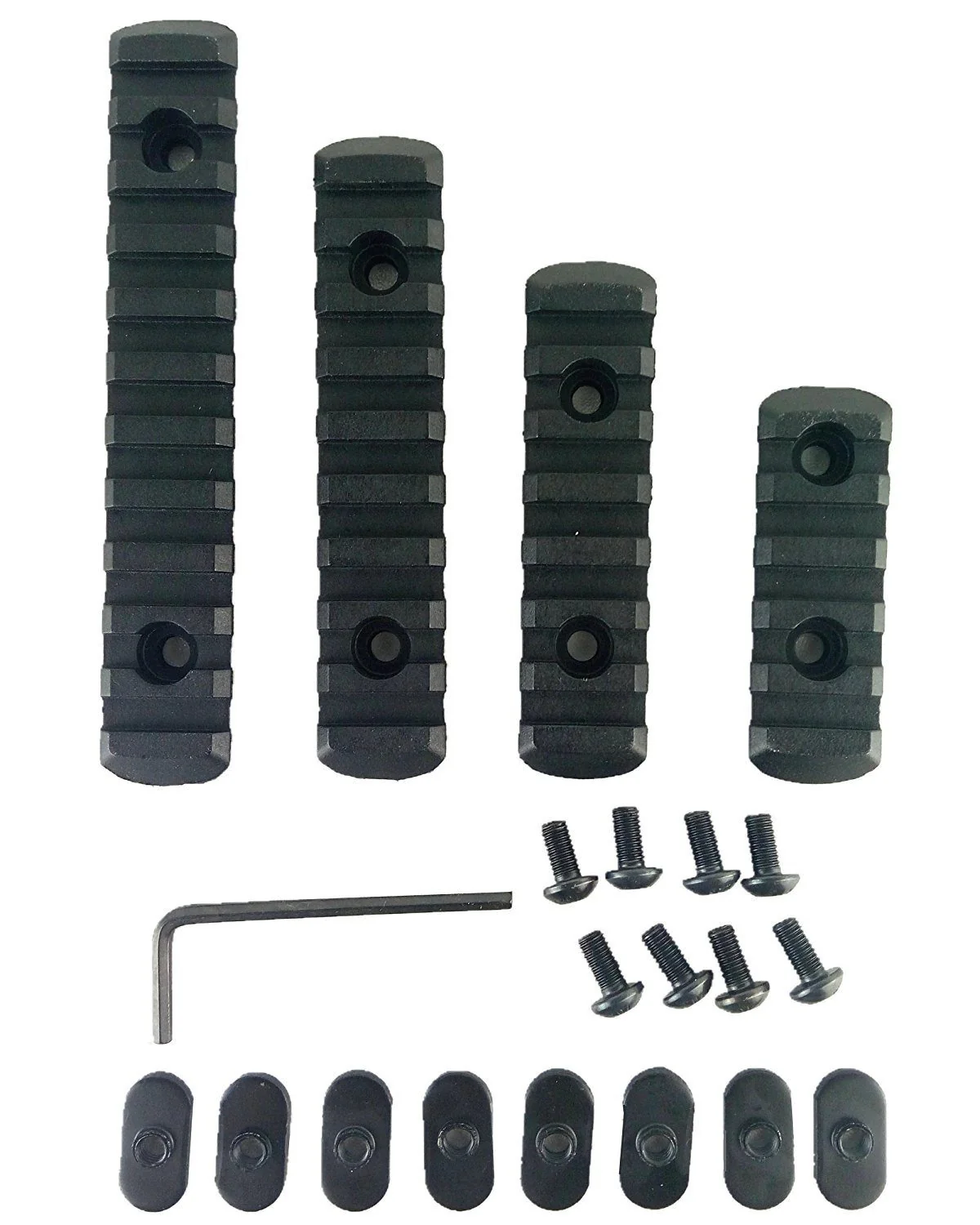 Polymer Rail Section Kit for Handguards L2 L3 L4 L5 Sizes