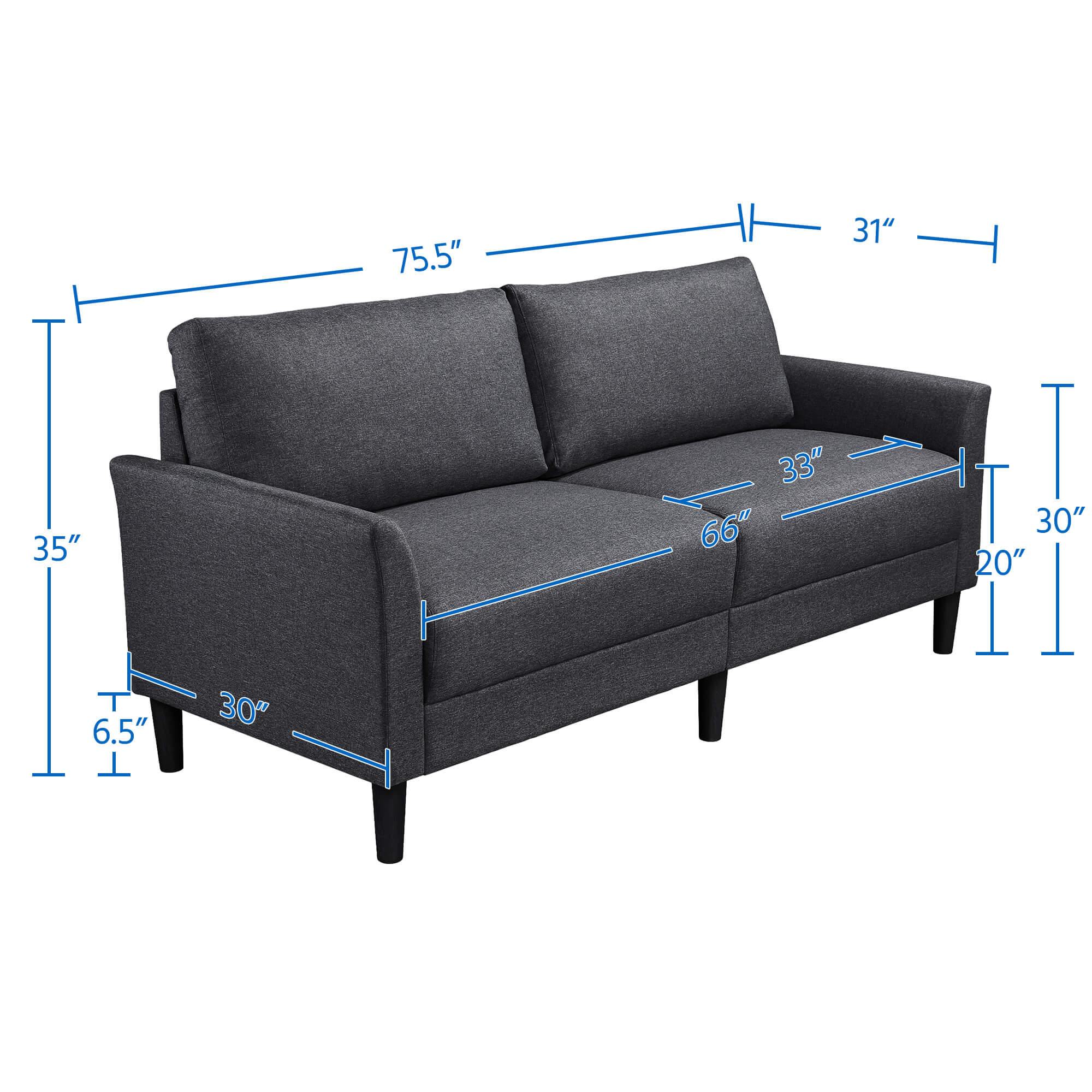 Yaheetech Modern Sofa van 75,5���� Breedte