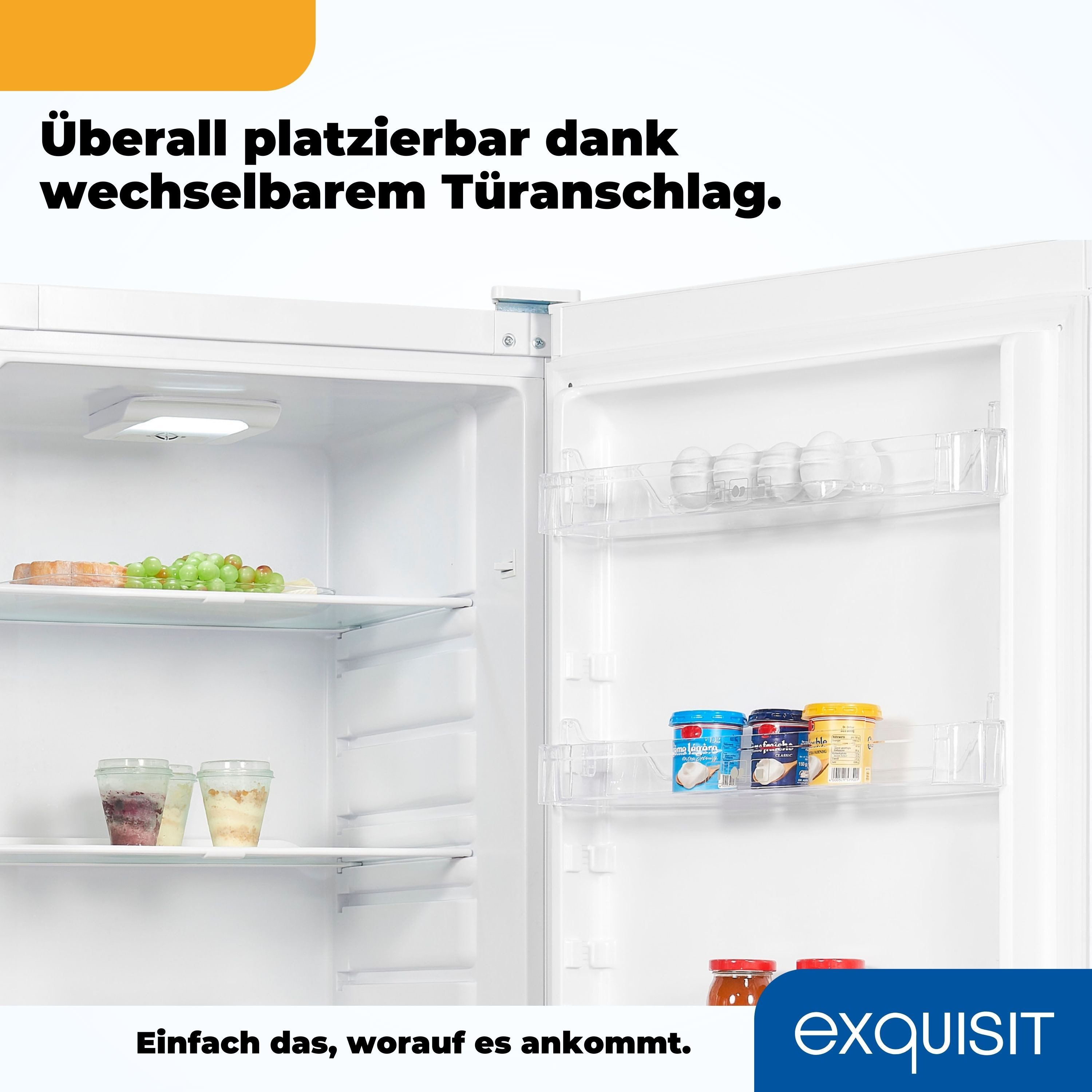 Vollraumkühlschrank KS350-V-H-040D weiss