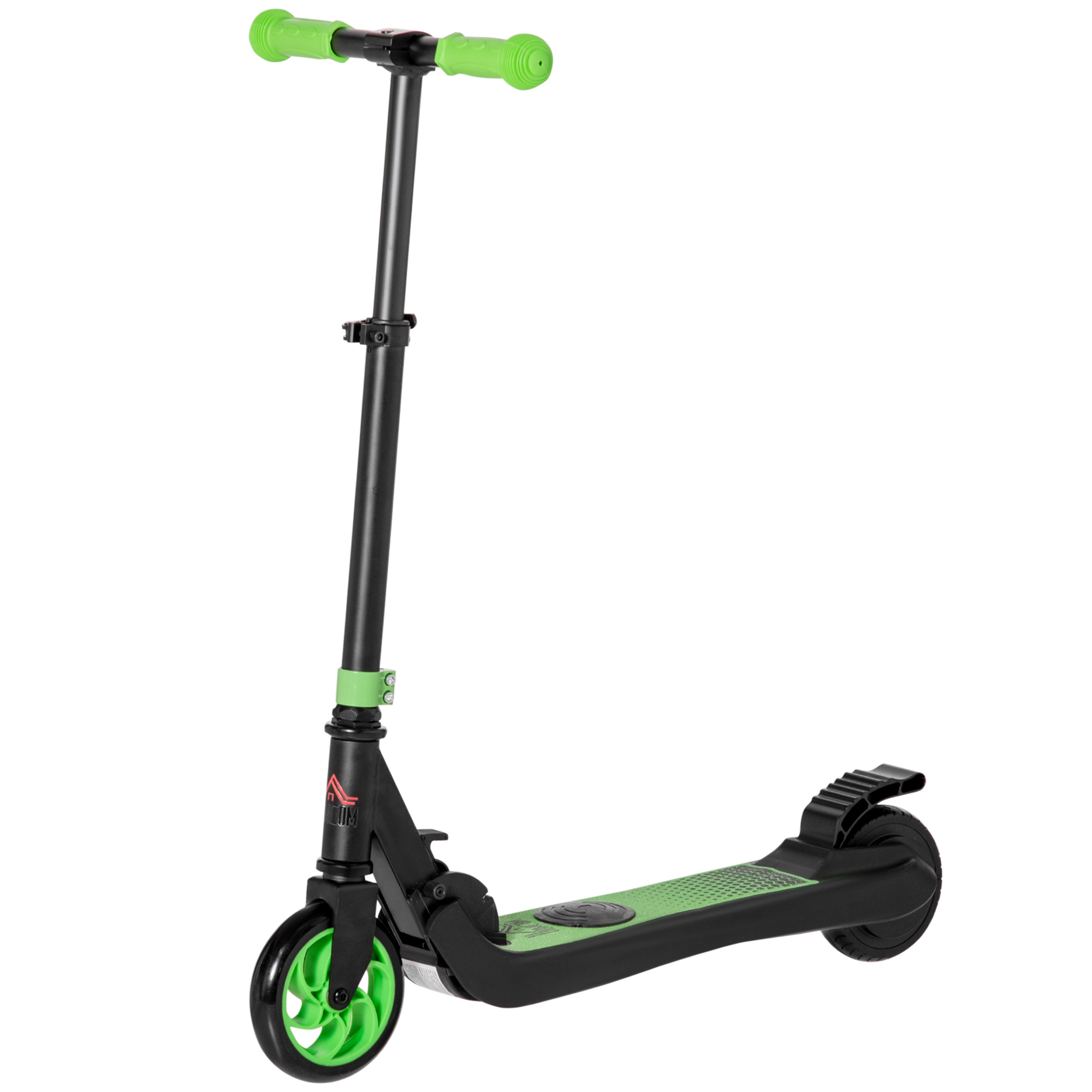 E-Step Elektrische Scooter 120W Motor Bereik 6 km max. 8 km/u voor Kinderen vanaf 6 Jaar Groen+Zwart